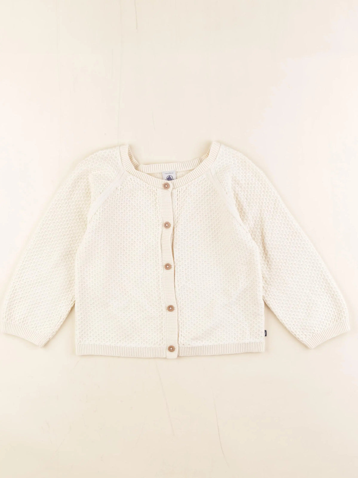 Petit Bateau - gilet beige - 4 ans