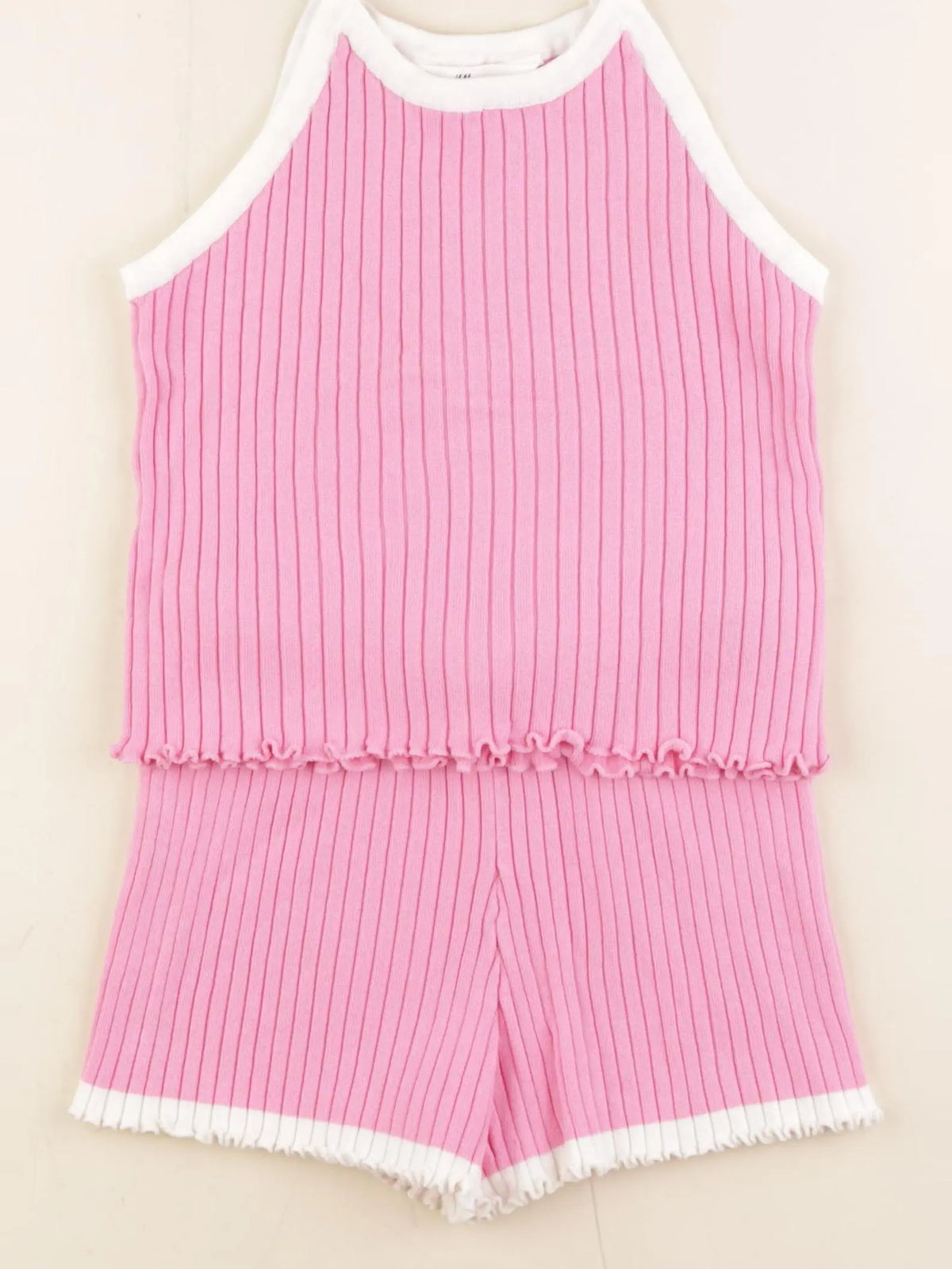 H&M - ensemble rose - 6/8 ans