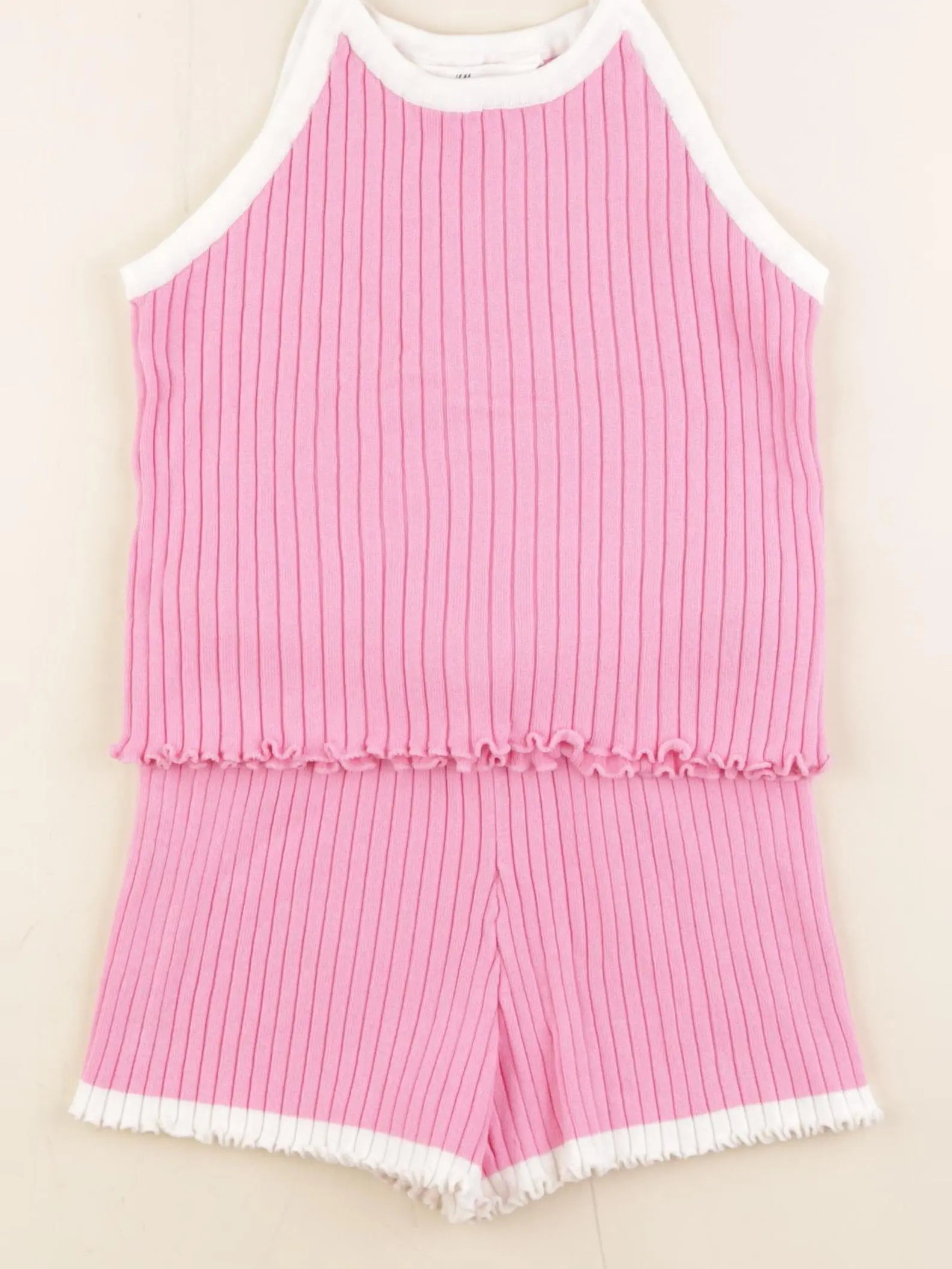 H&M - ensemble rose - 6/8 ans