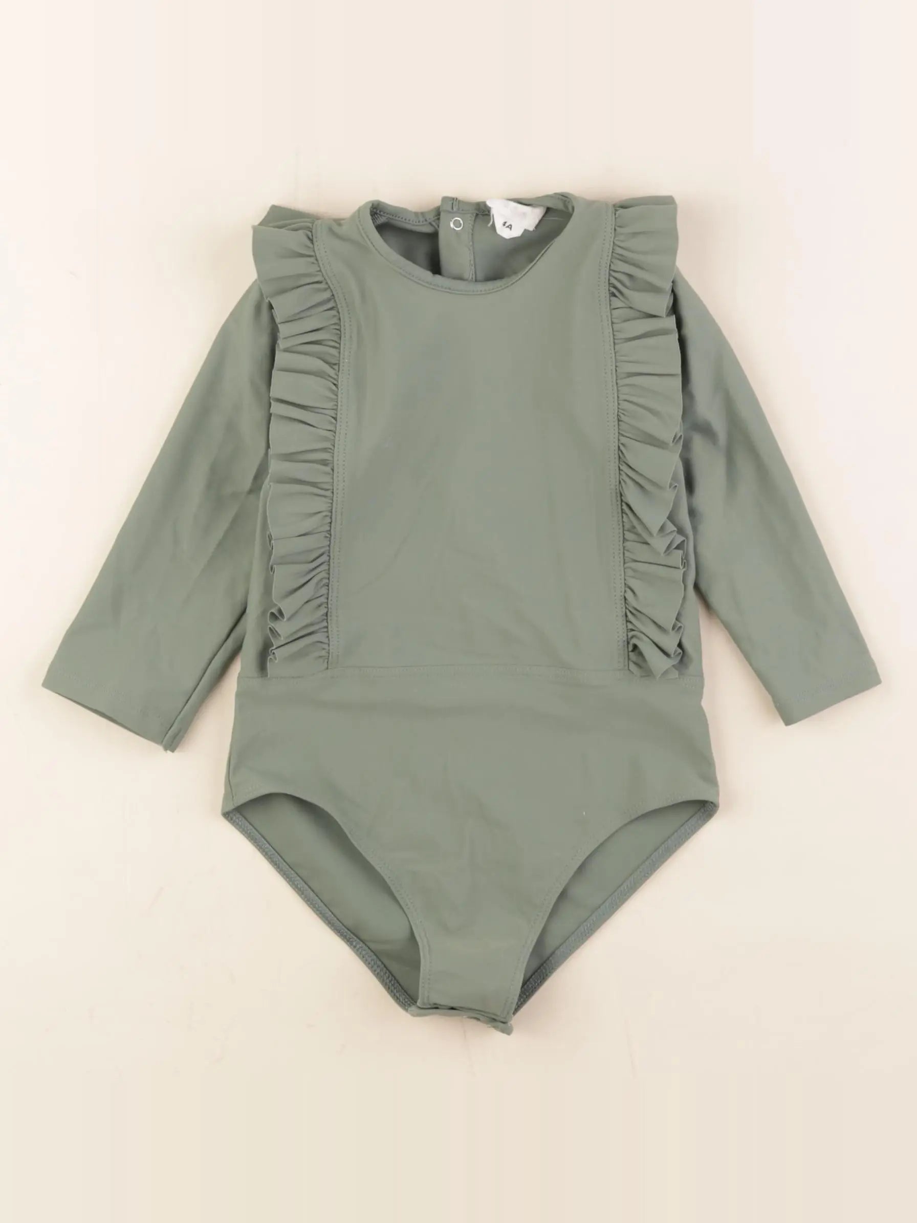 Les petits dores - combi de bain vert - 4 ans