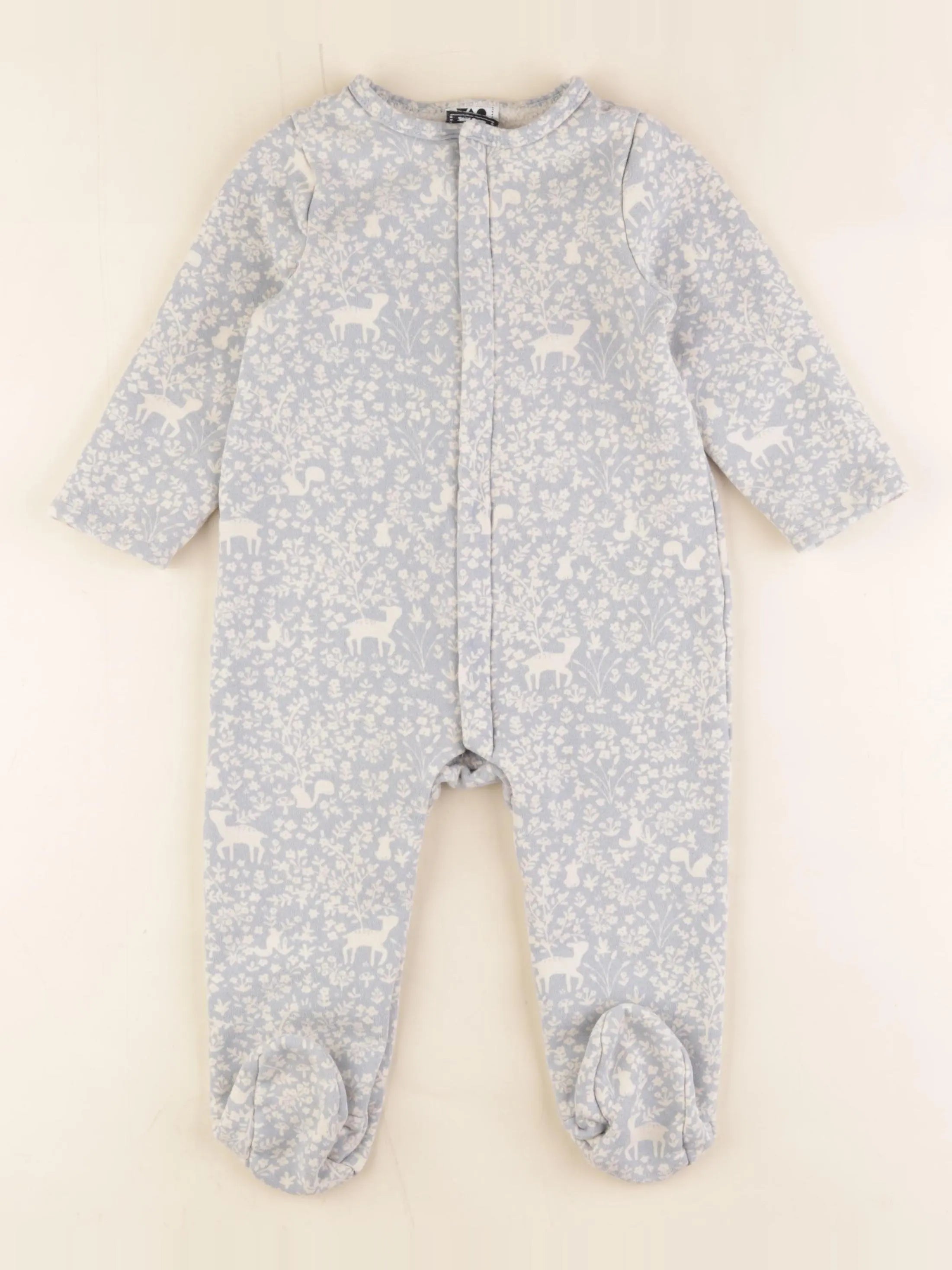 Tape à l'oeil - pyjama coton bleu - 24 mois