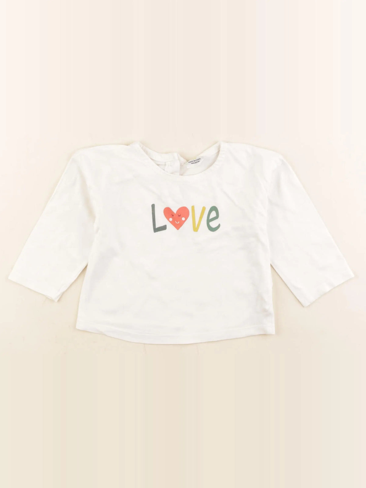 Tape à l'oeil - tee-shirt beige - 18 mois