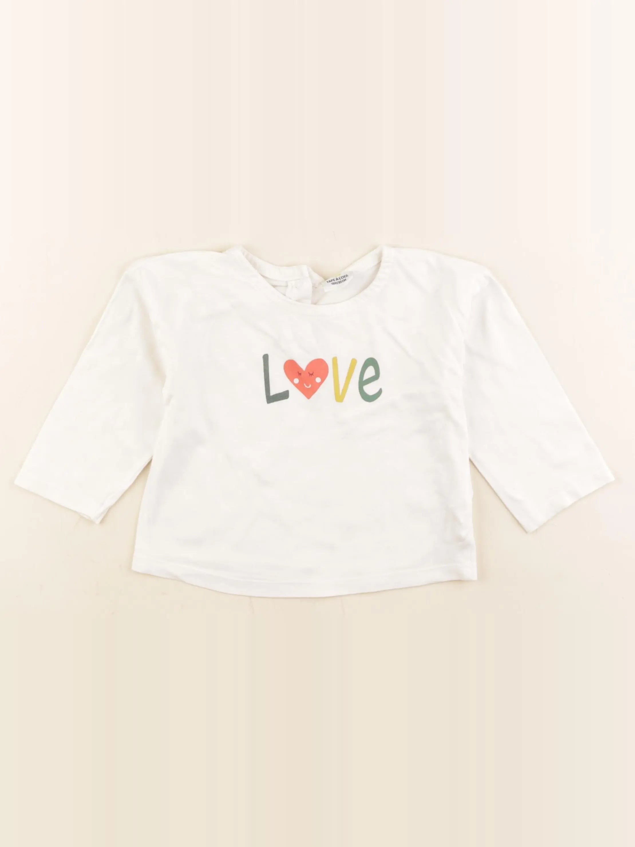 Tape à l'oeil - tee-shirt beige - 18 mois