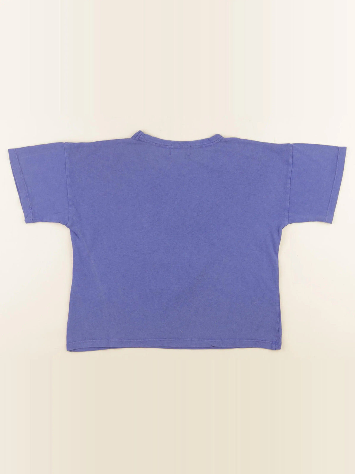 Tee-shirt bleu délavé