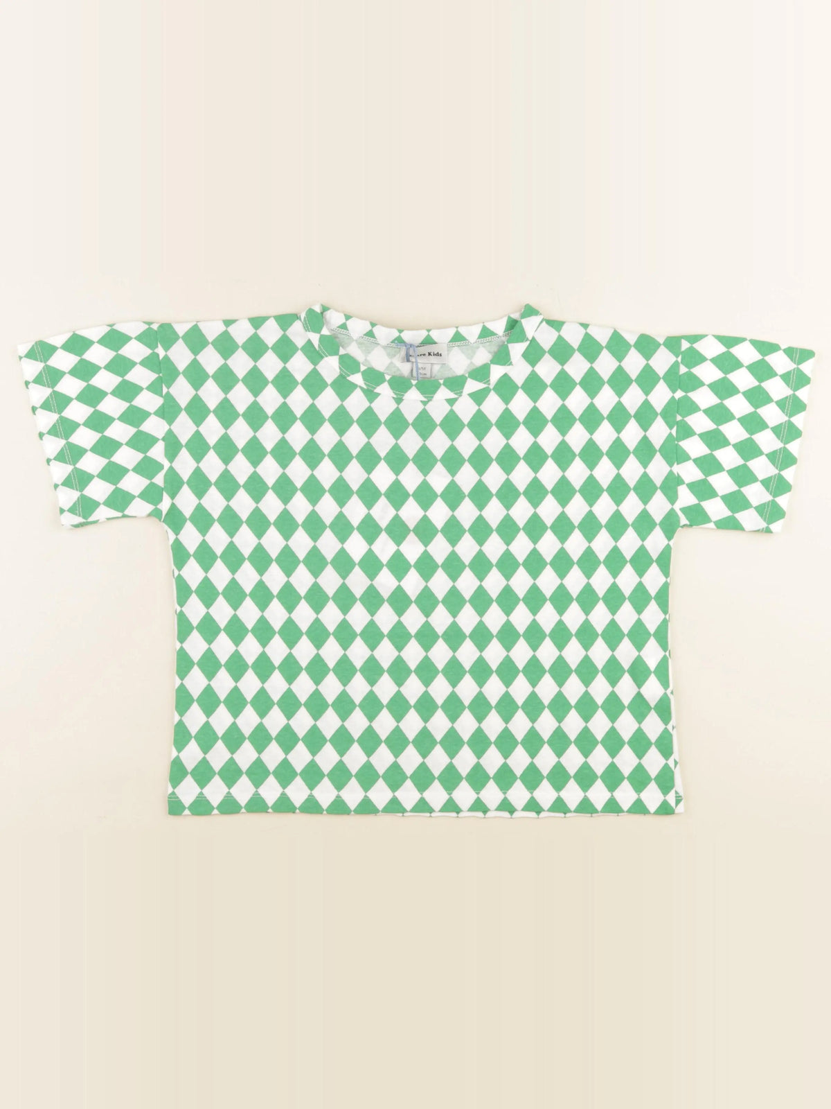 Tee-shirt blanc, vert