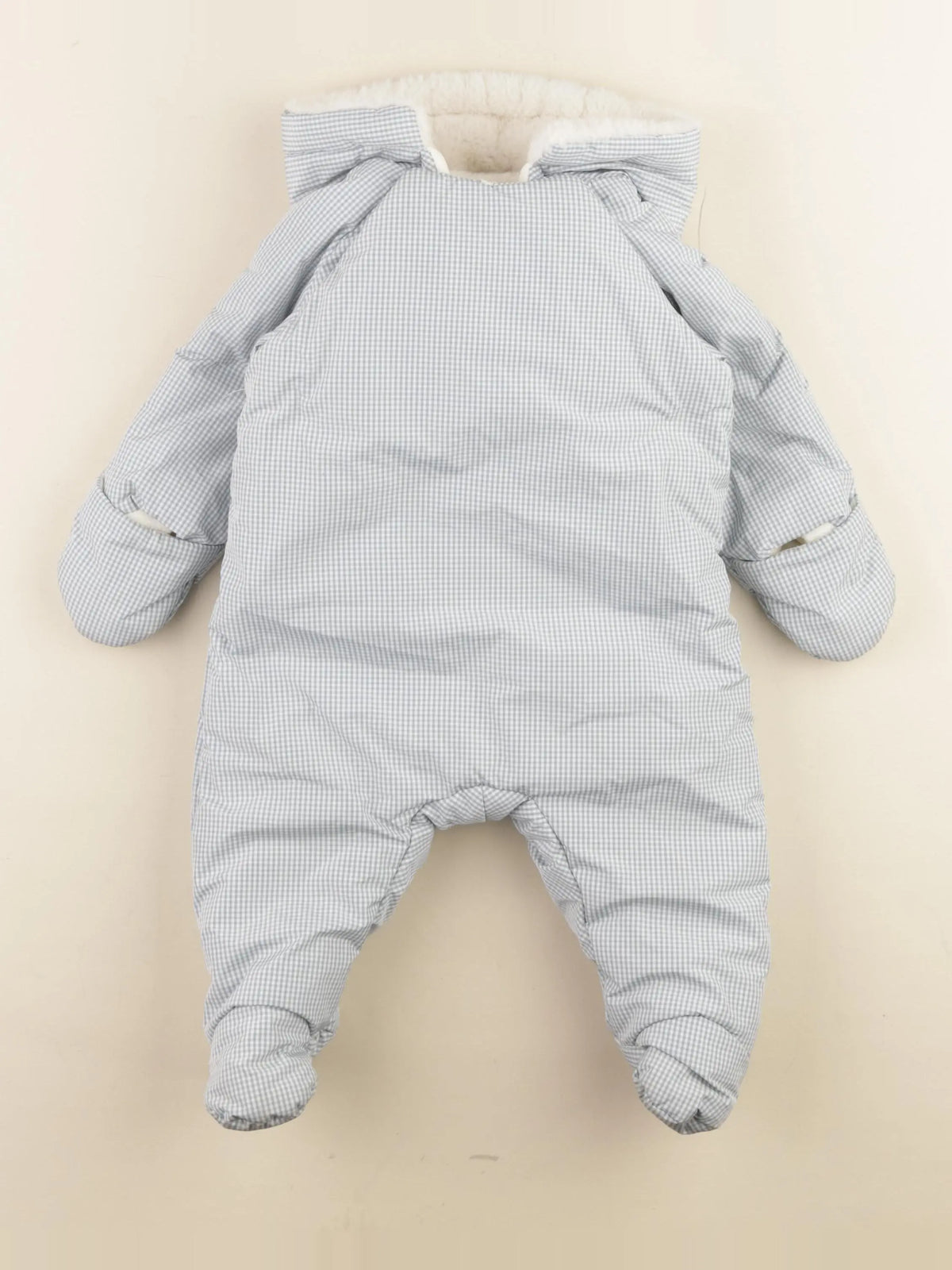 Cyrillus - combi-pilote bleu, blanc - 6 mois