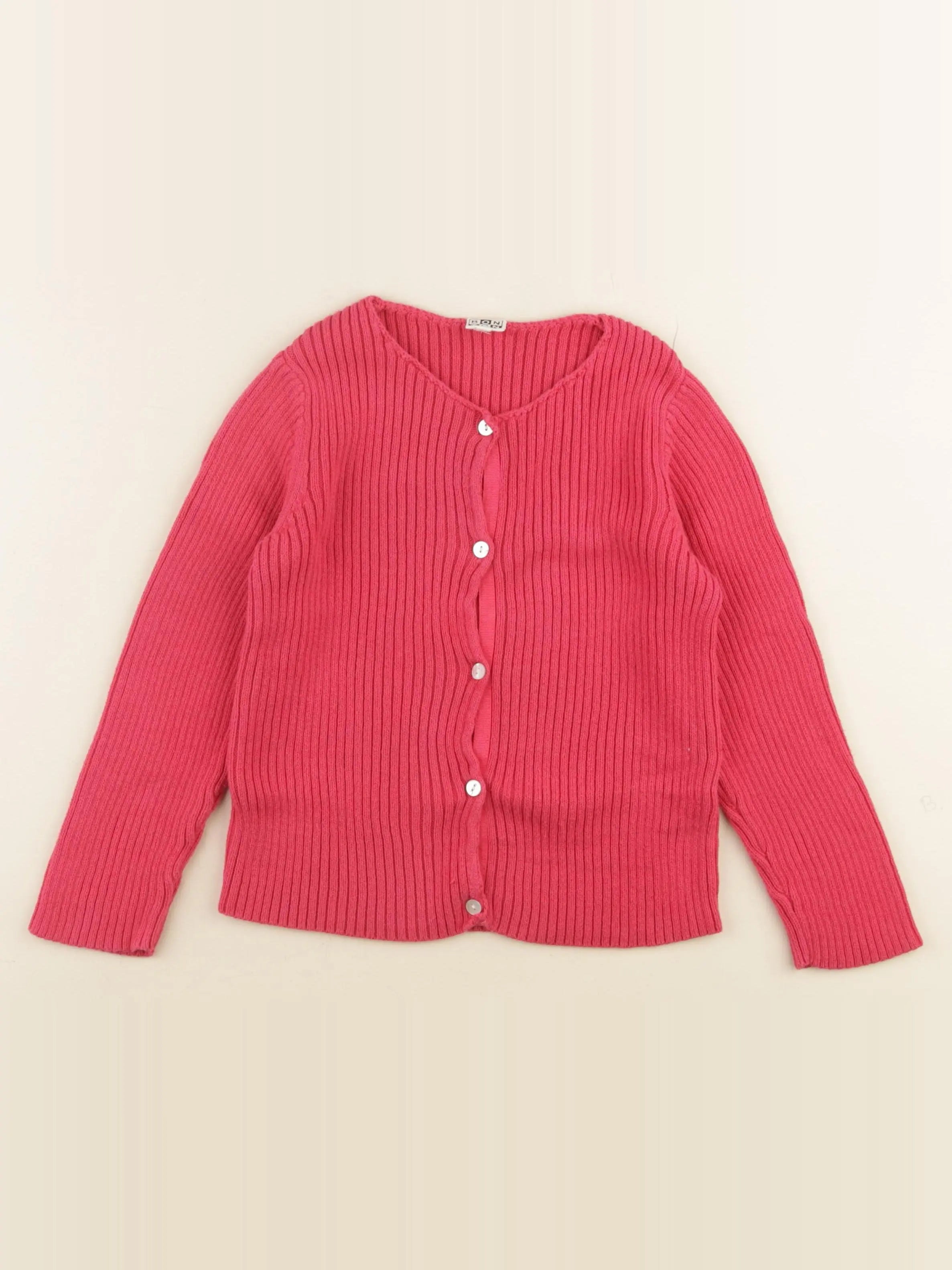Bonton - gilet rose - 6 ans