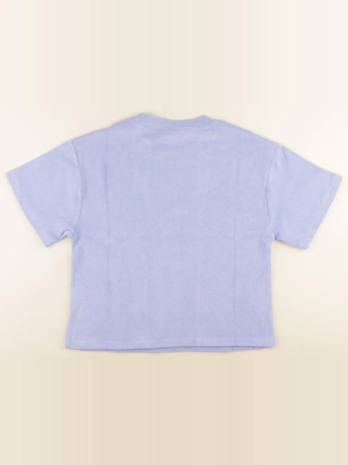 Tee-shirt éponge bleu