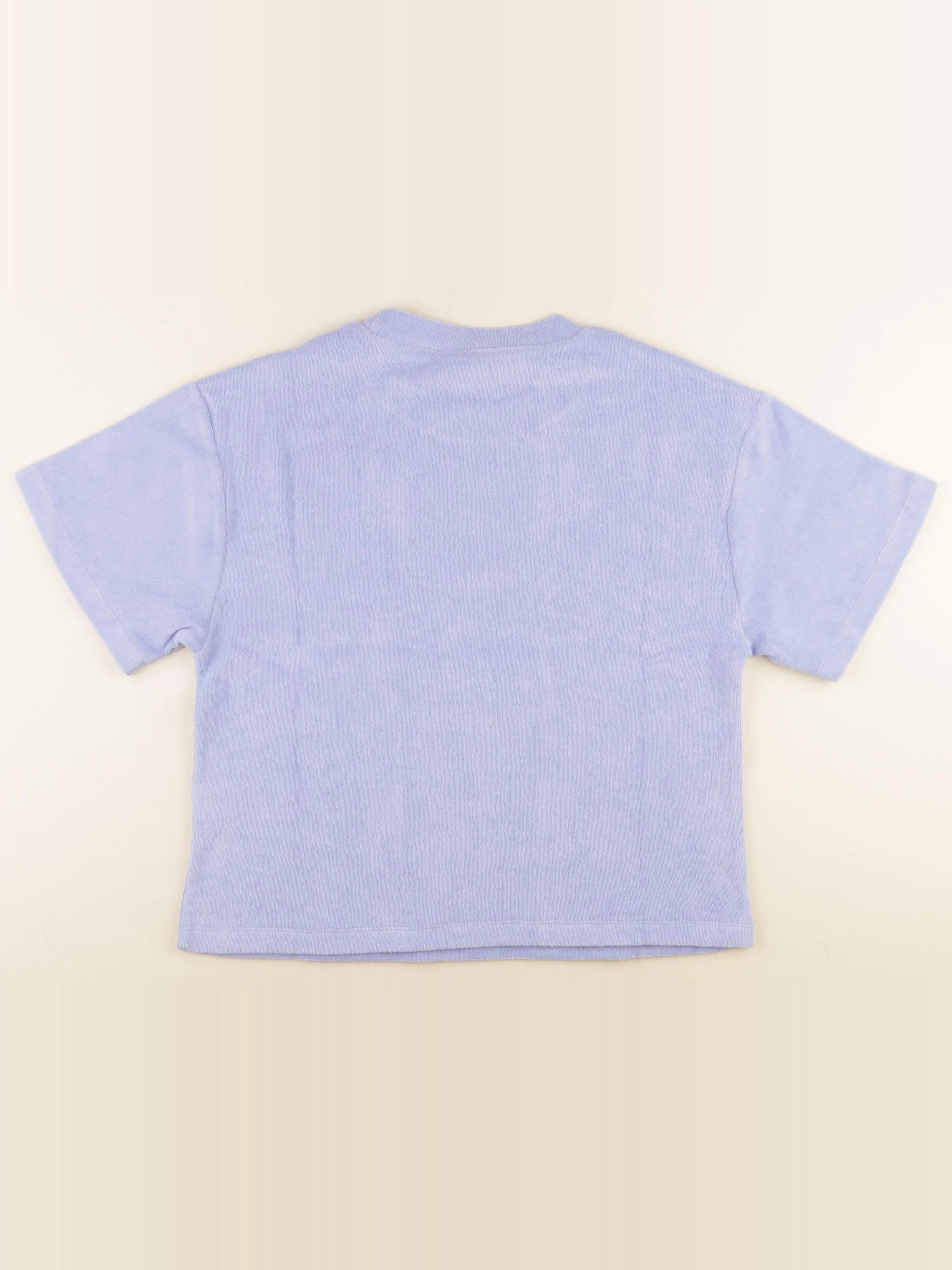 Tee-shirt éponge bleu