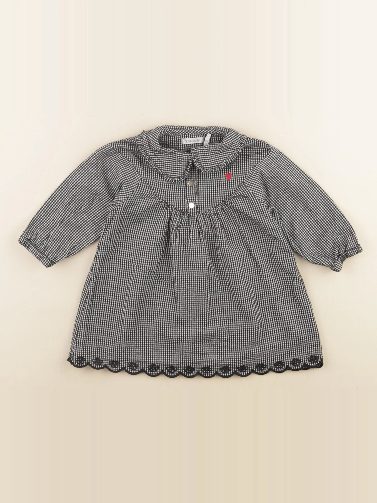 IKKS - robe noir, blanc - 12 mois