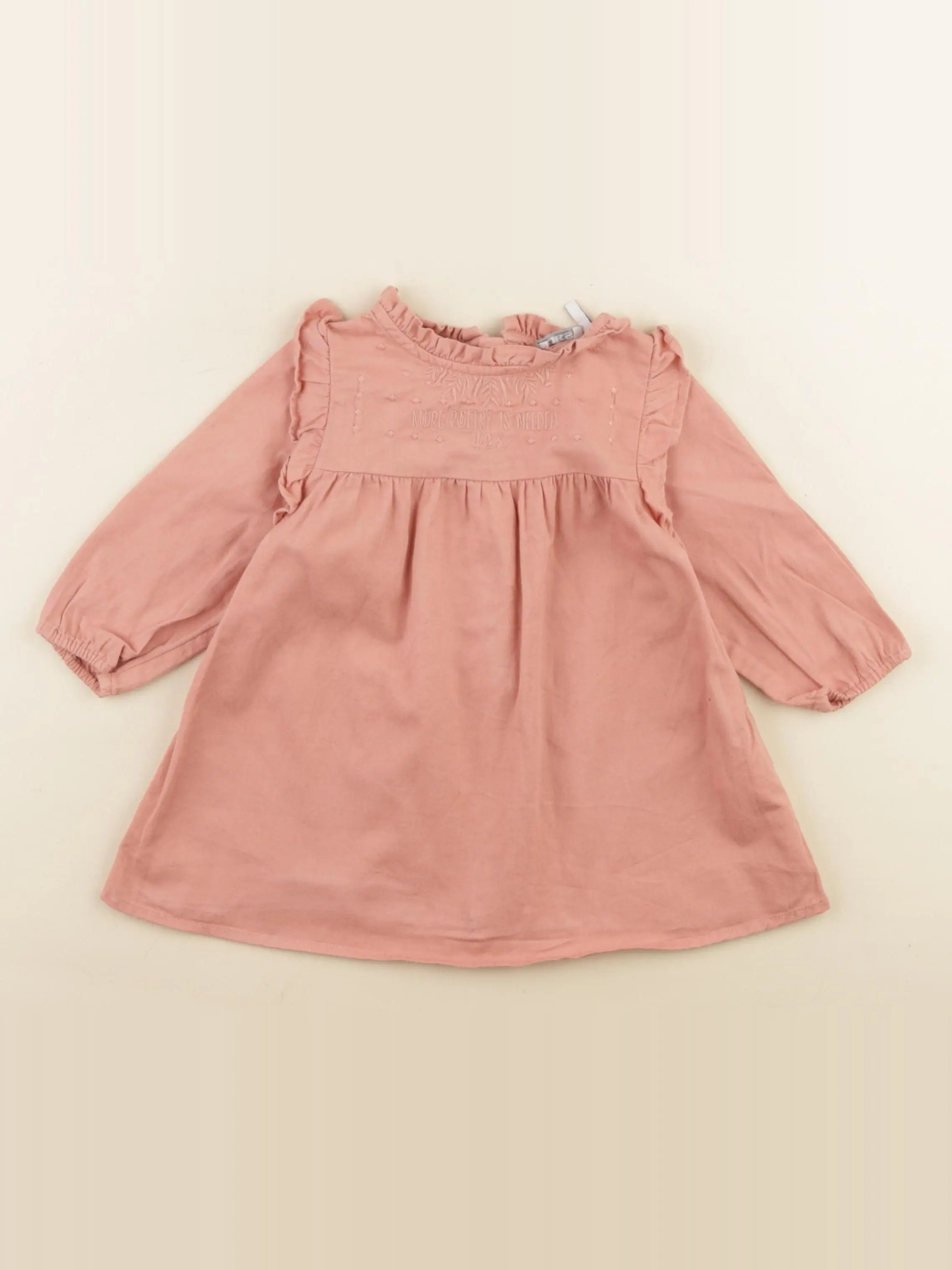 IKKS - robe rose - 12 mois
