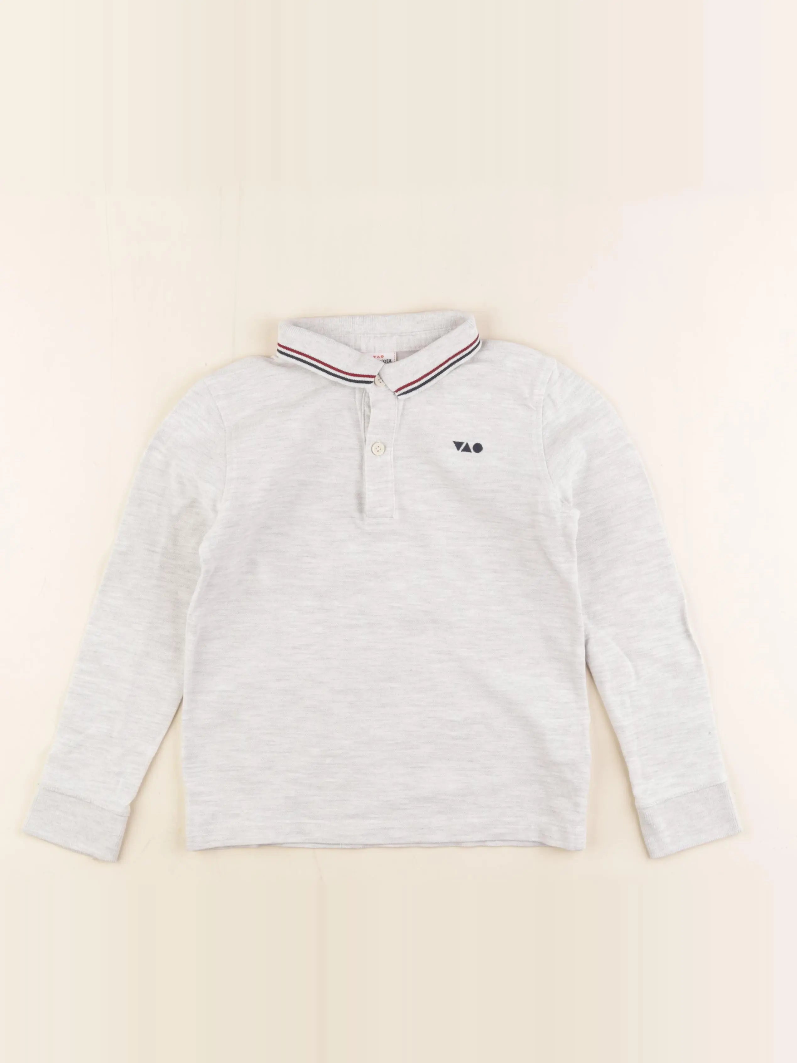 Tape à l'oeil - polo gris - 6 ans