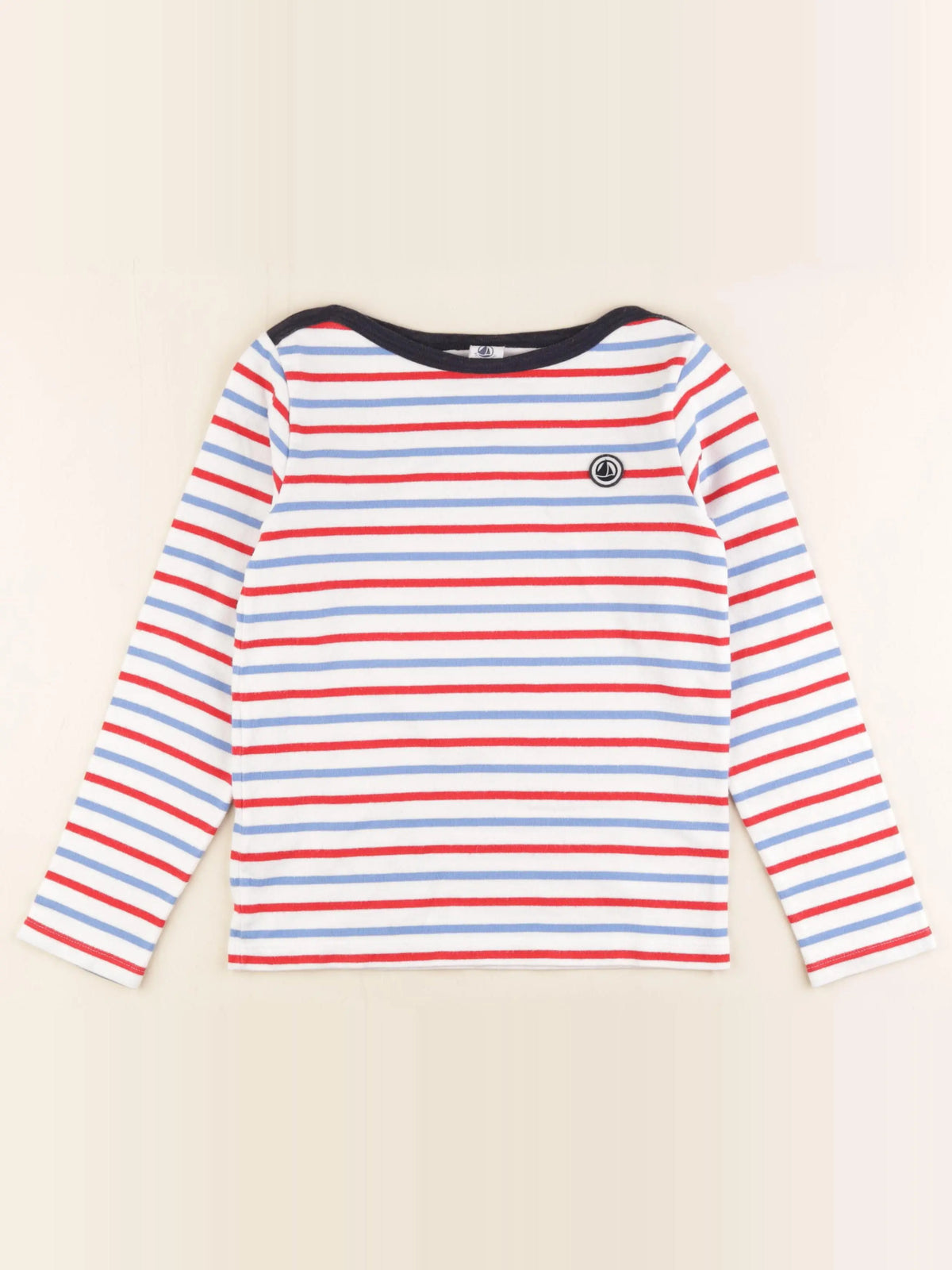Petit Bateau - pull blanc - 10 ans