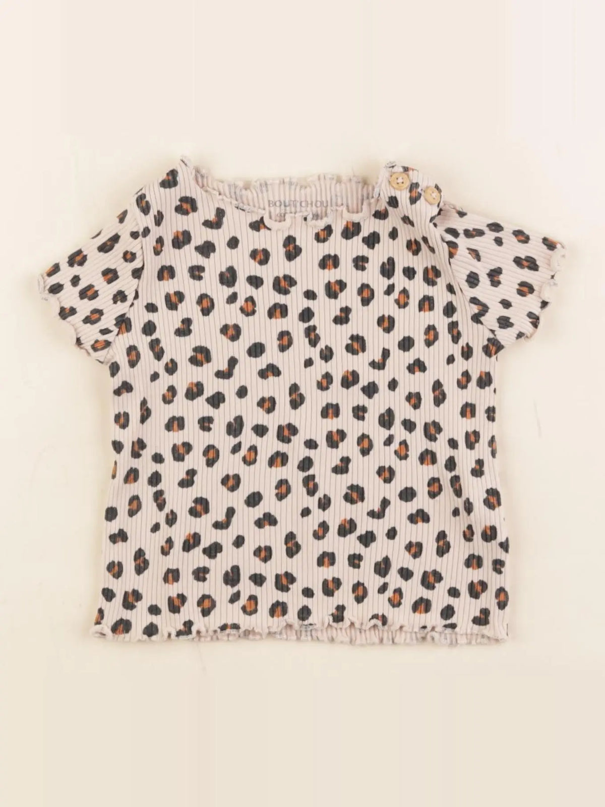 Boutchou - tee-shirt marron - 9 mois