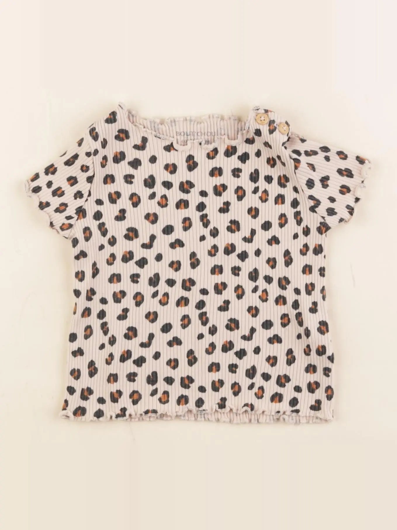 Boutchou - tee-shirt marron - 9 mois