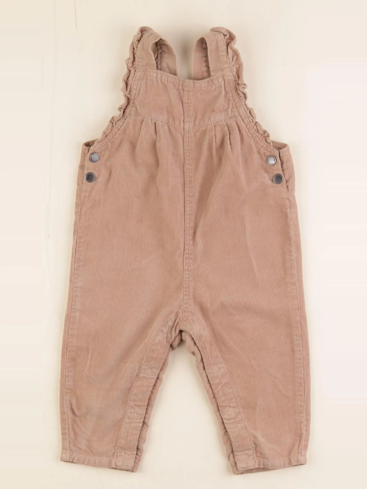 Vertbaudet - salopette marron - 9 mois