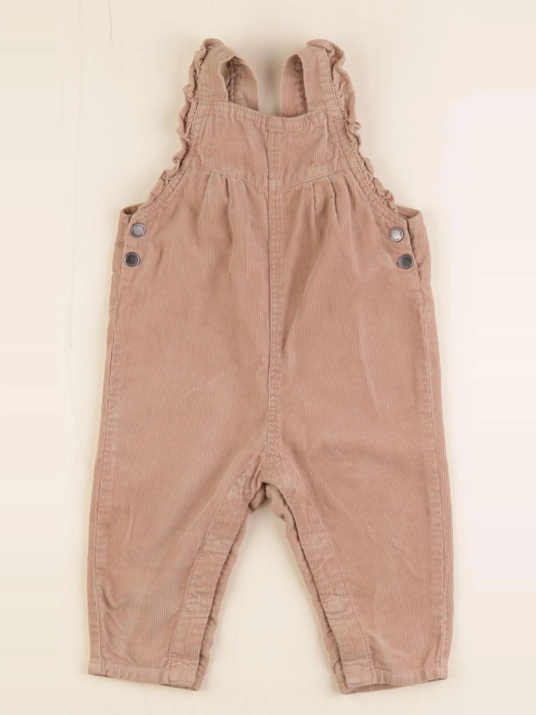 Vertbaudet - salopette marron - 9 mois