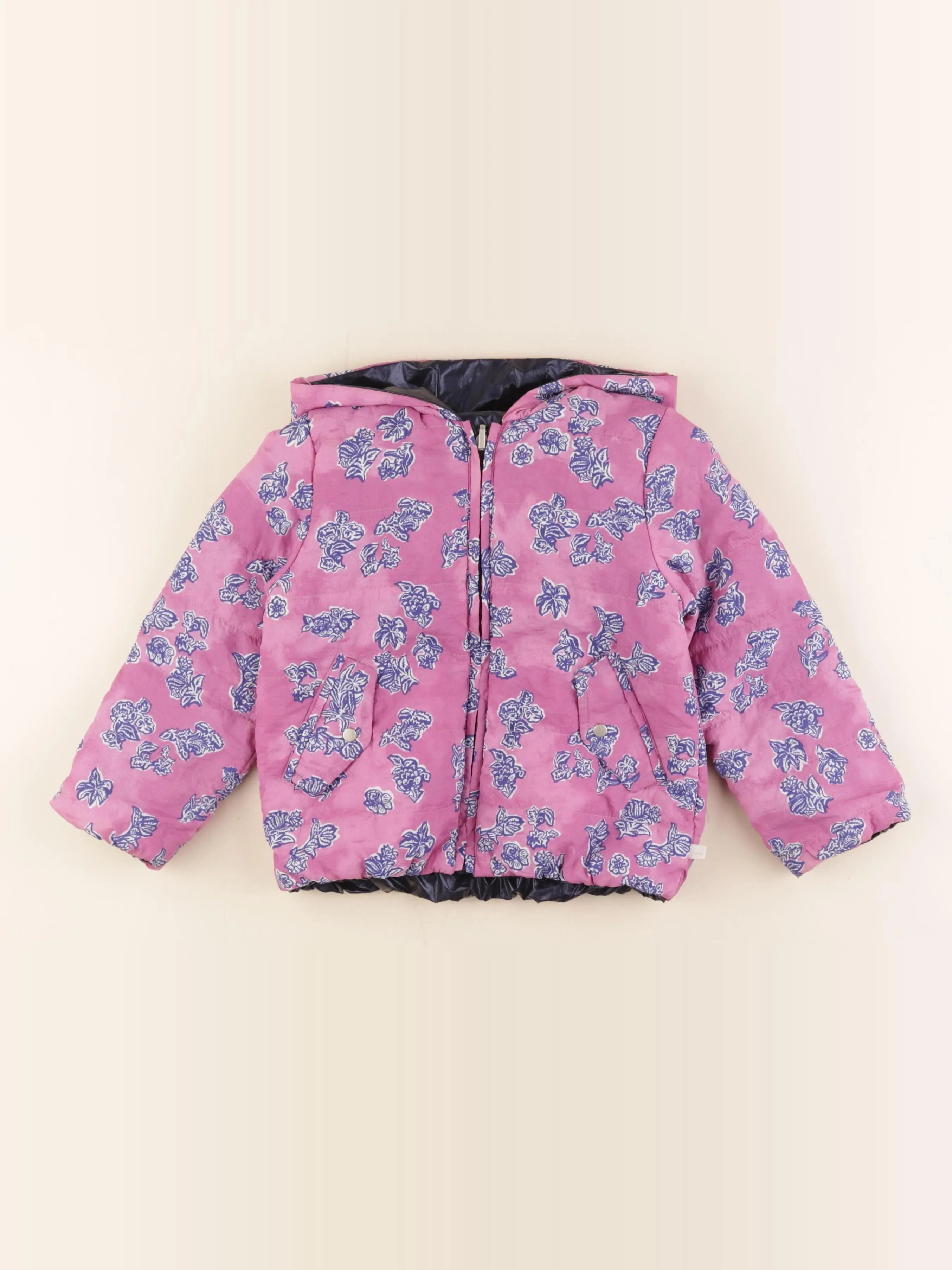 IKKS - coupe-vent bleu, rose - 3 ans