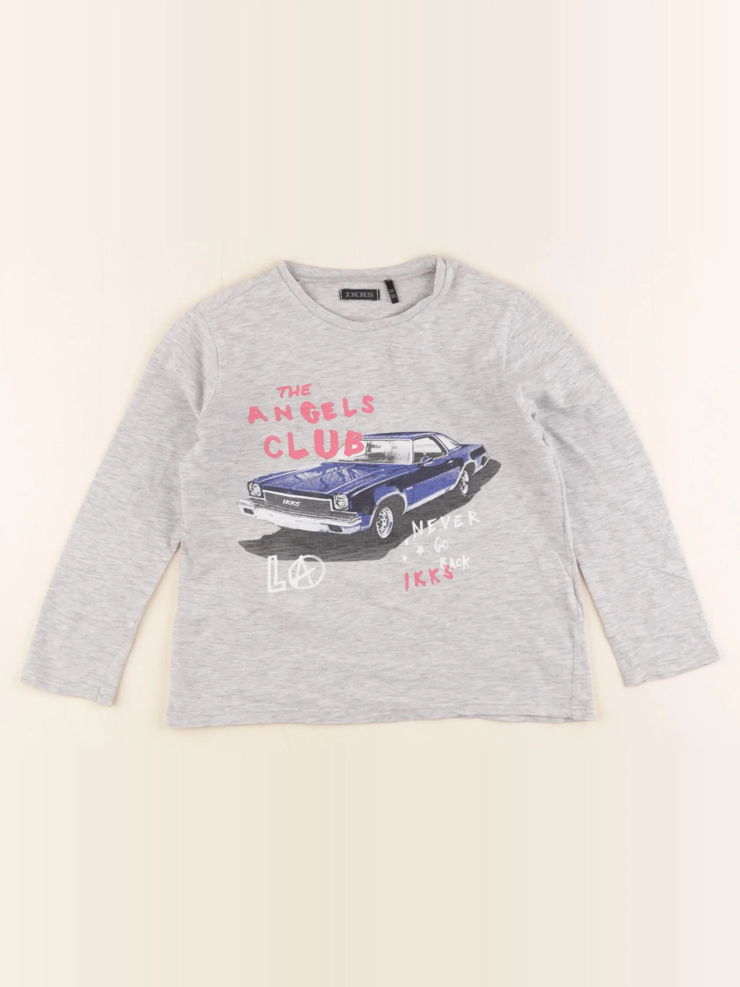 IKKS - tee-shirt gris - 4 ans