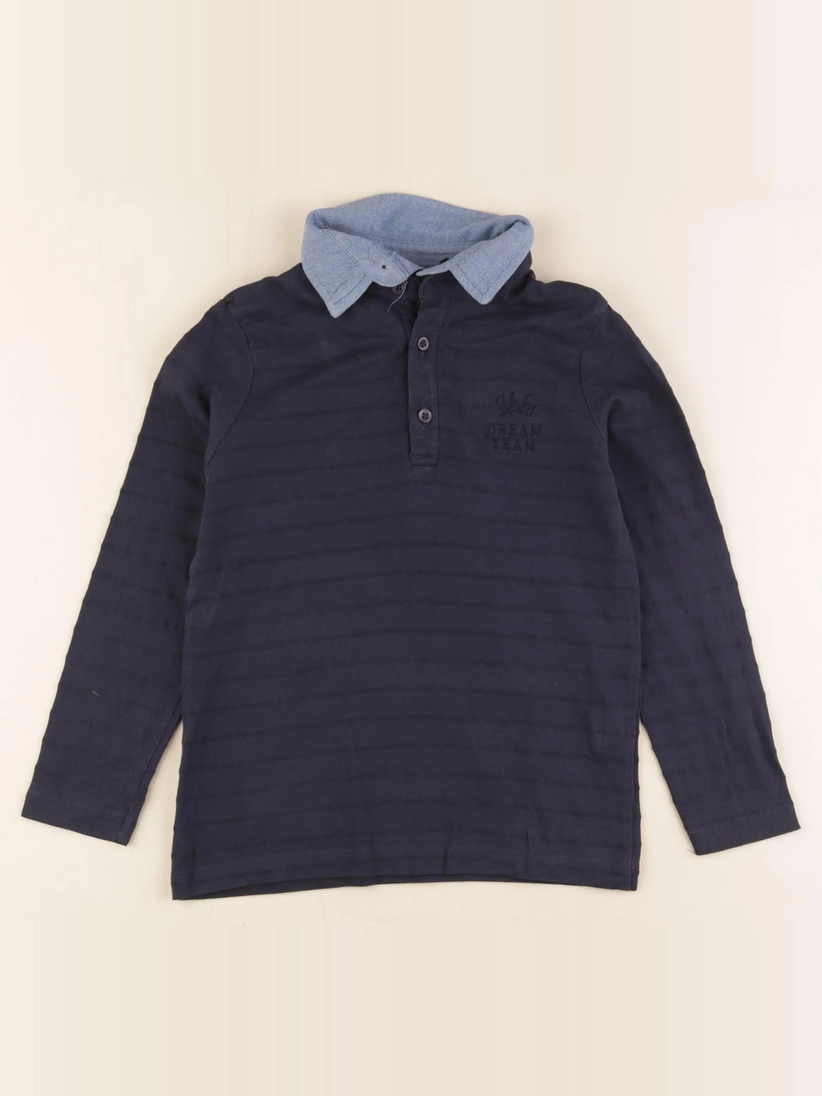 IKKS - polo bleu - 6 ans