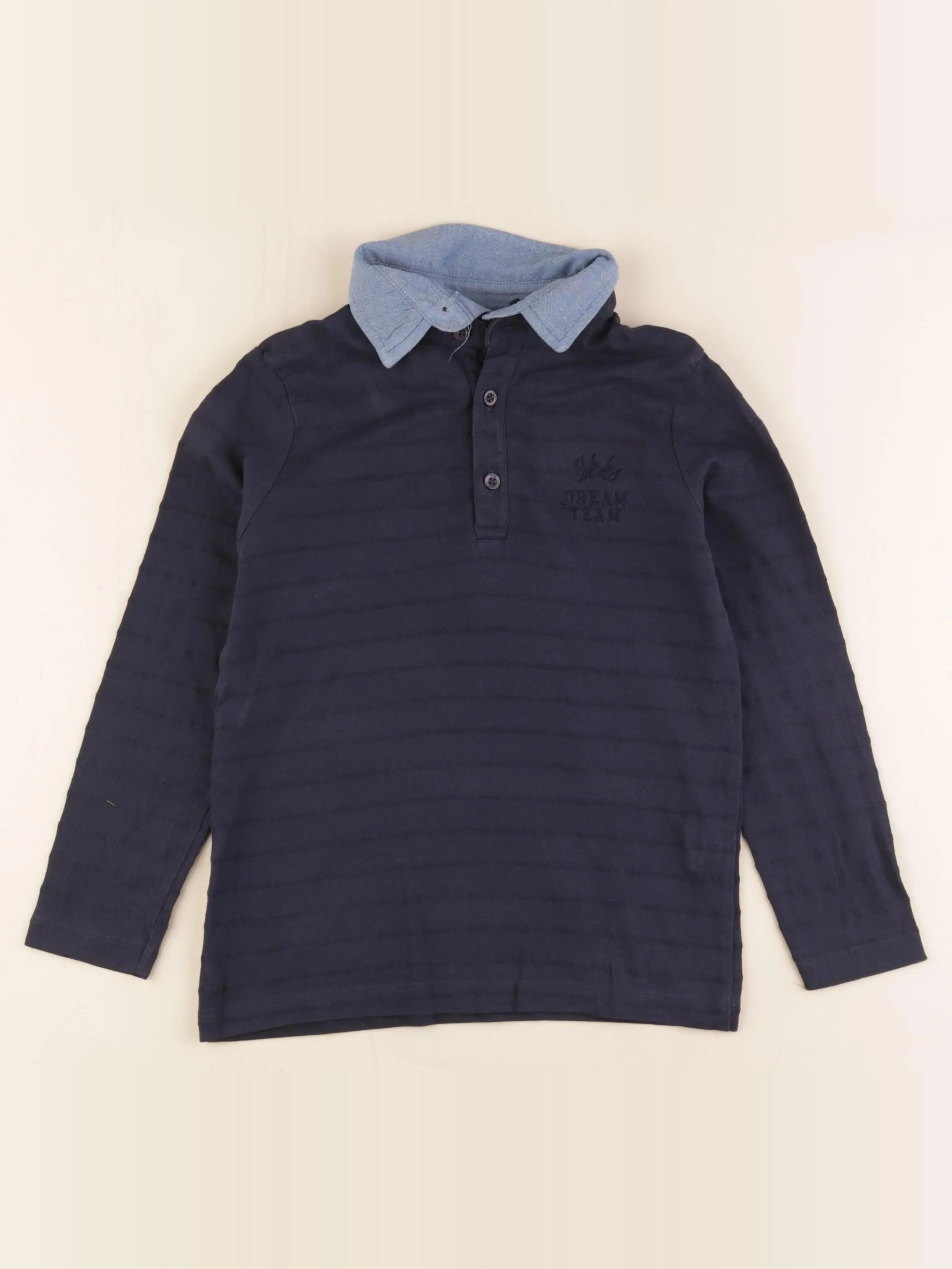 IKKS - polo bleu - 6 ans