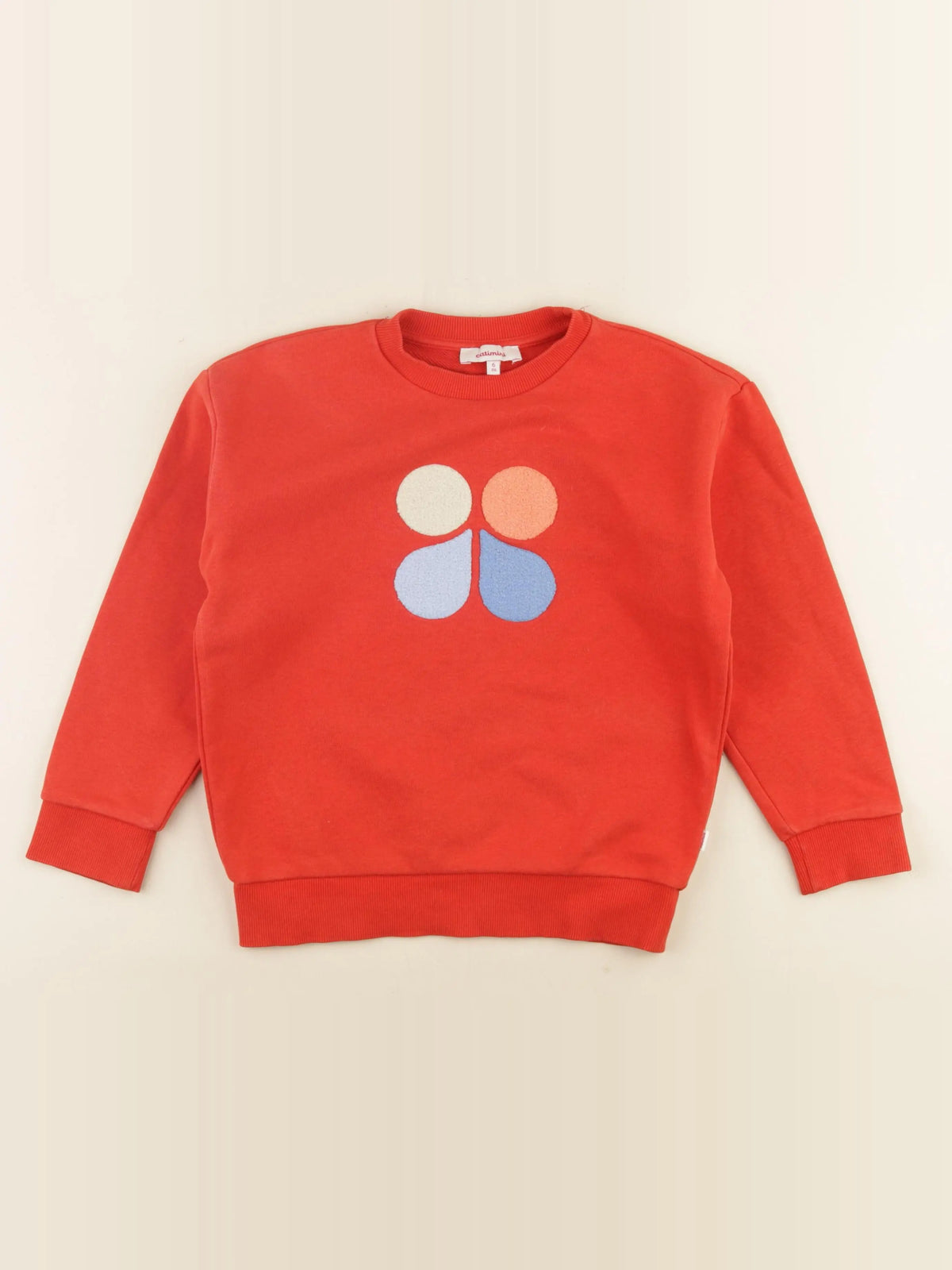 Catimini - sweat rouge - 6 ans