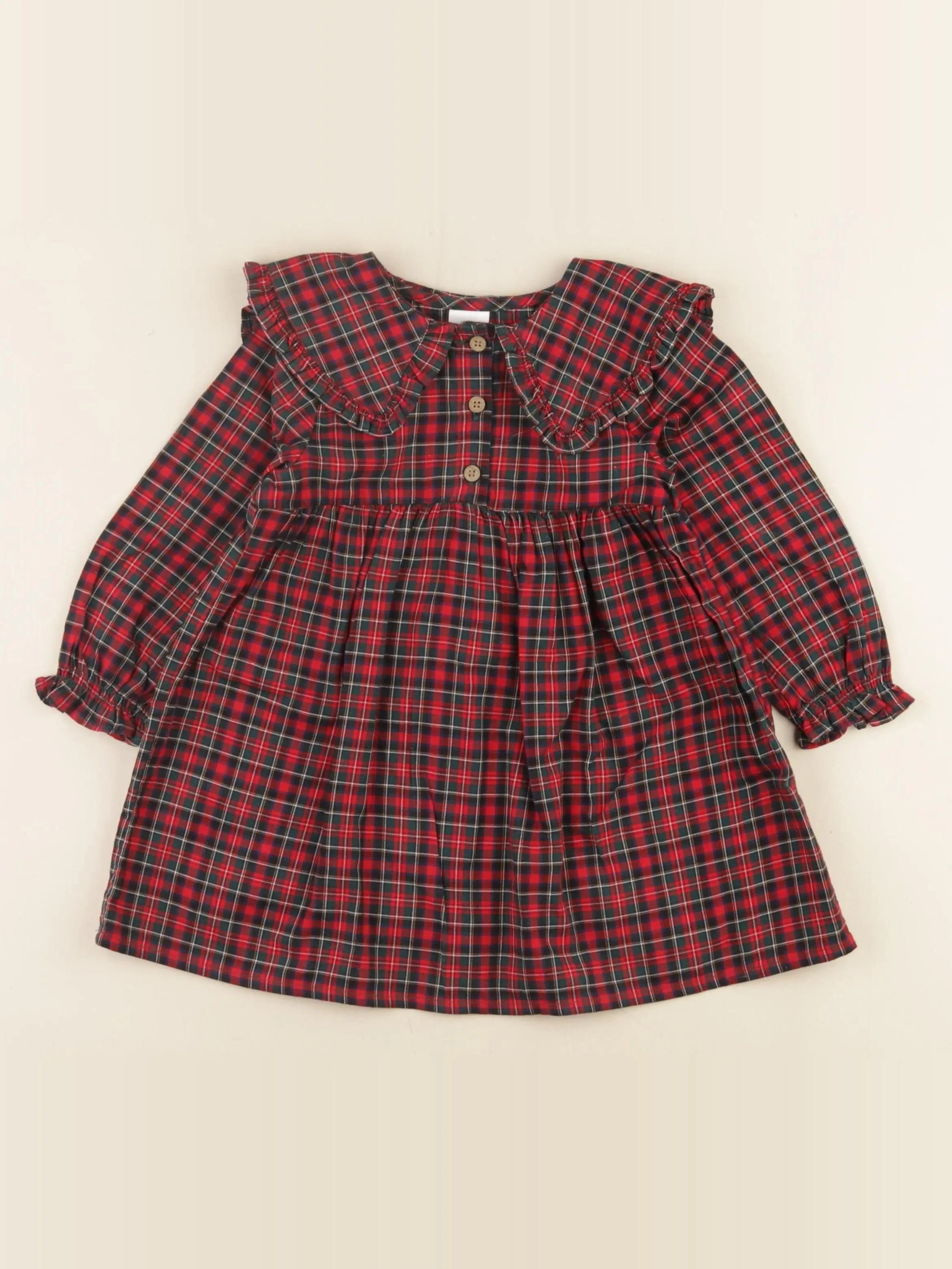 Next - robe rouge - 12/18 mois