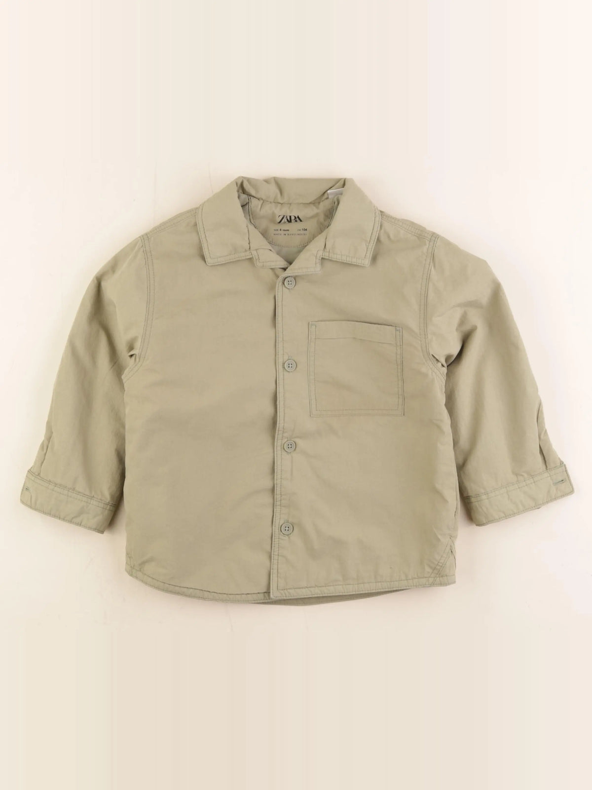 Zara - veste vert - 4 ans