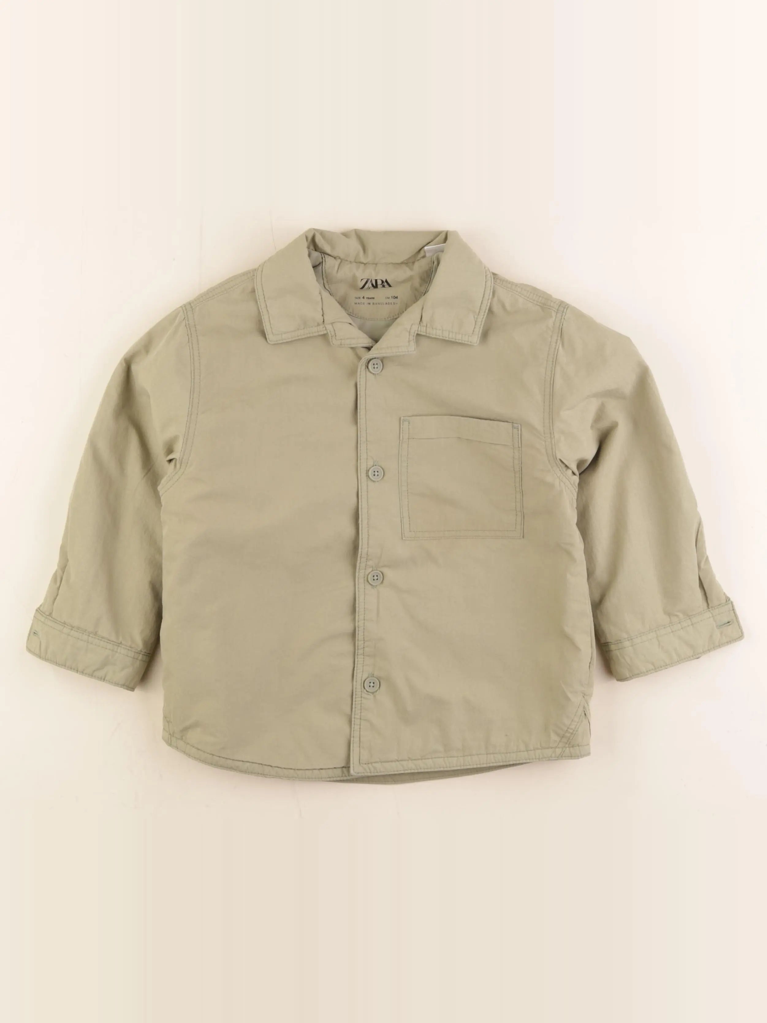 Zara - veste vert - 4 ans