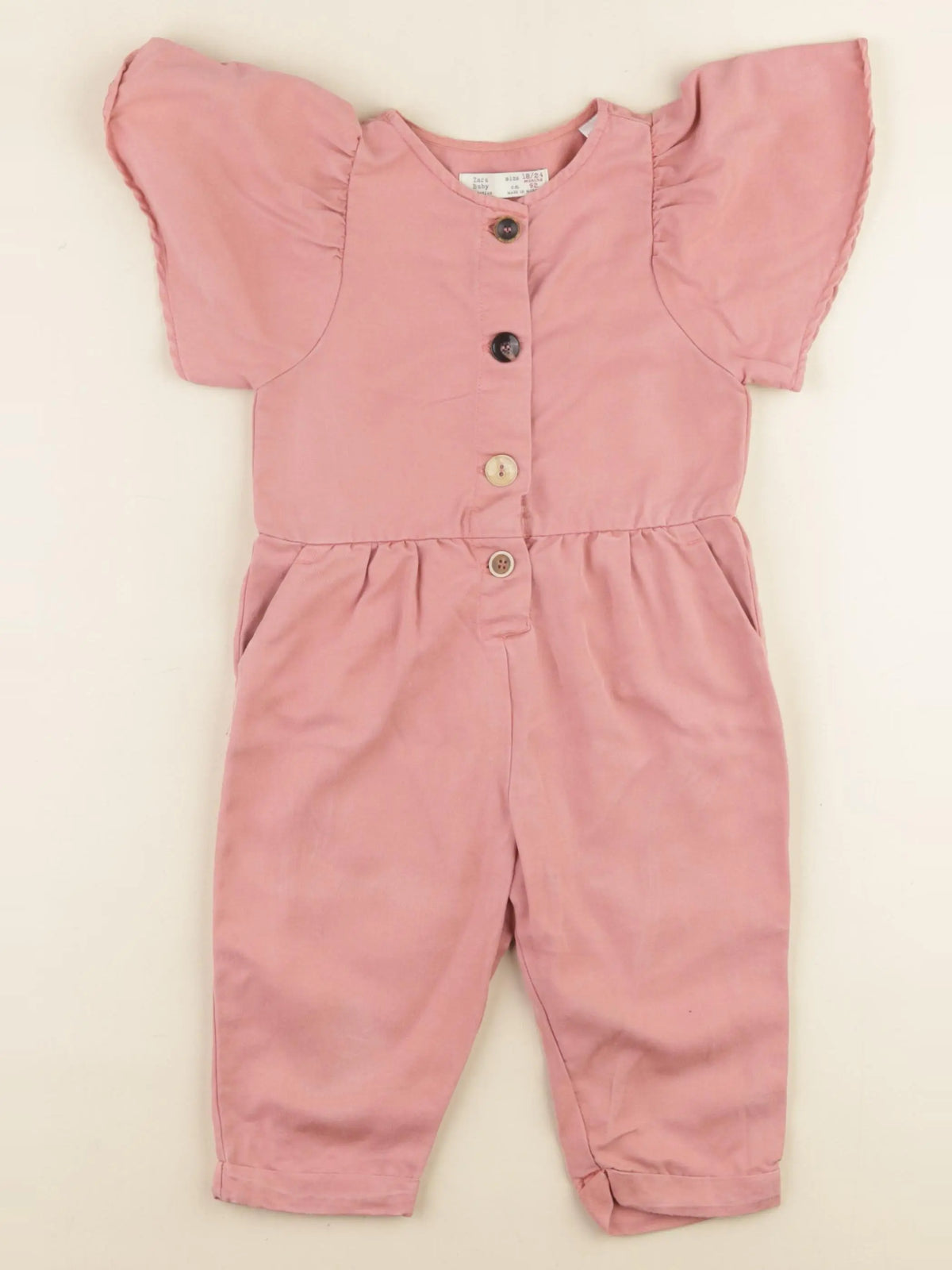 Zara - combinaison rose - 18/24 mois