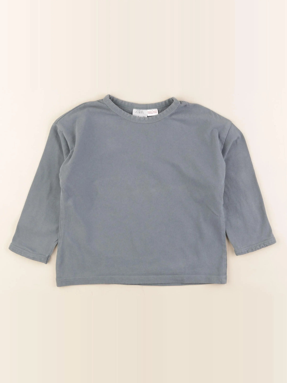 Zara - tee-shirt bleu - 4 ans