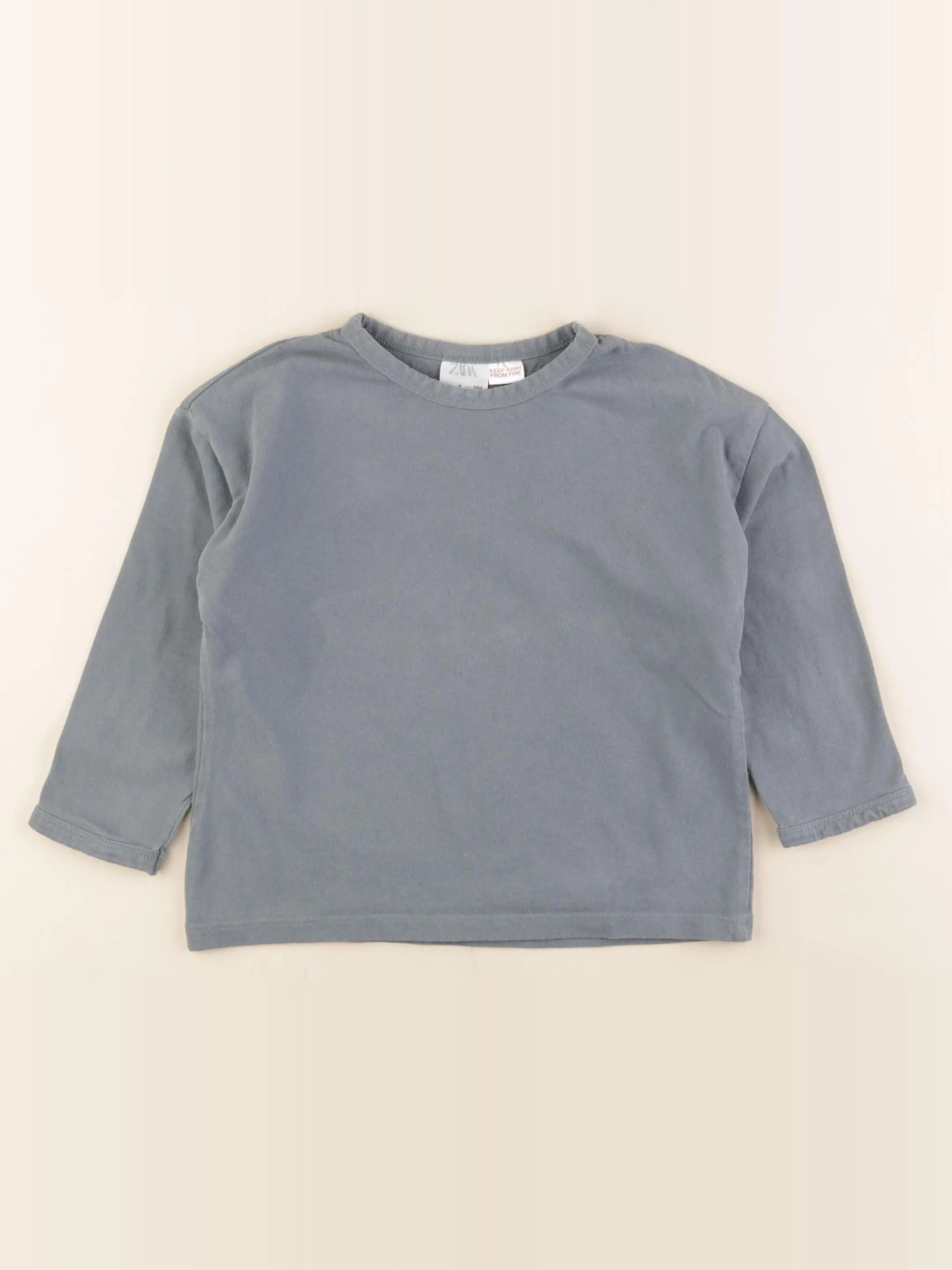 Zara - tee-shirt bleu - 4 ans