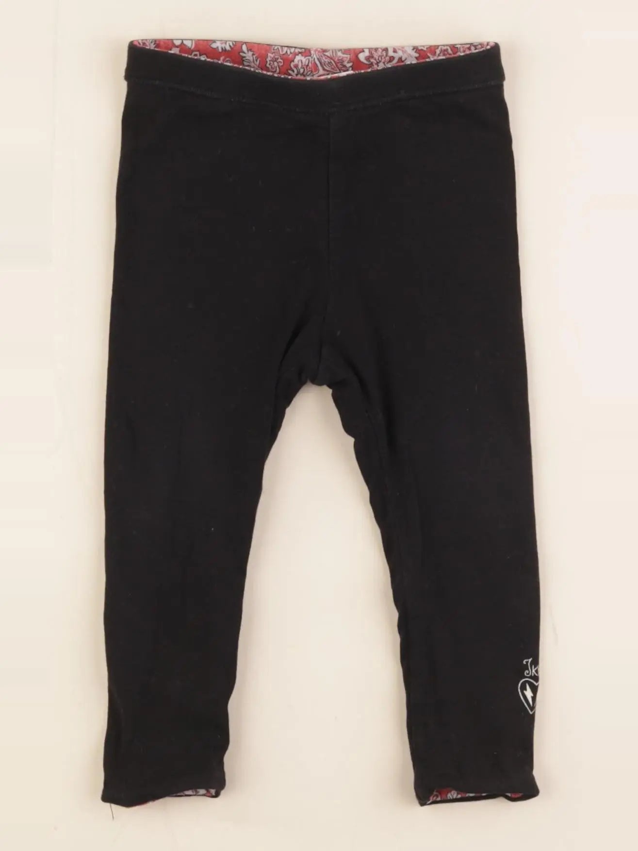 IKKS - legging noir - 12 mois