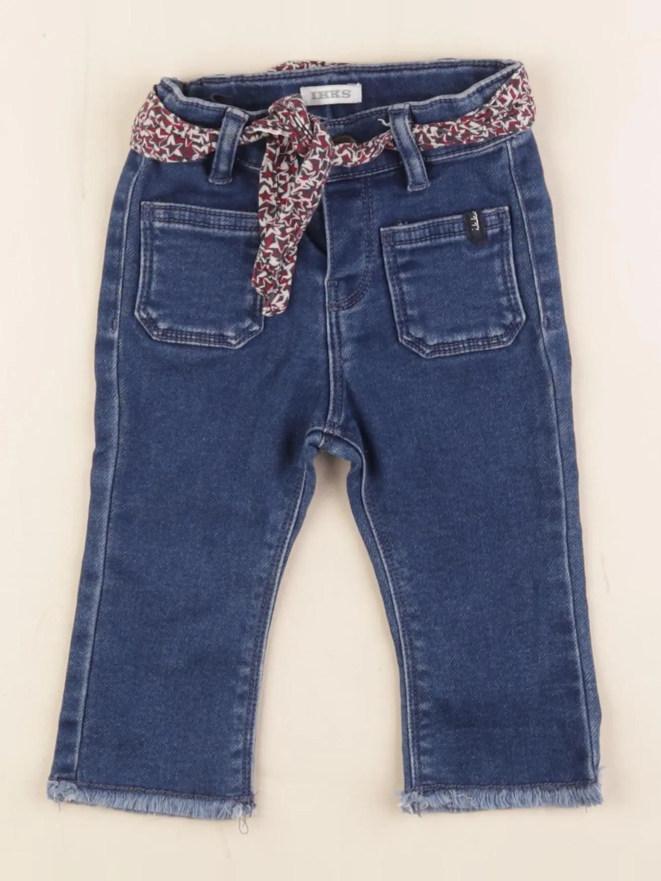 IKKS - pantalon bleu - 6 mois