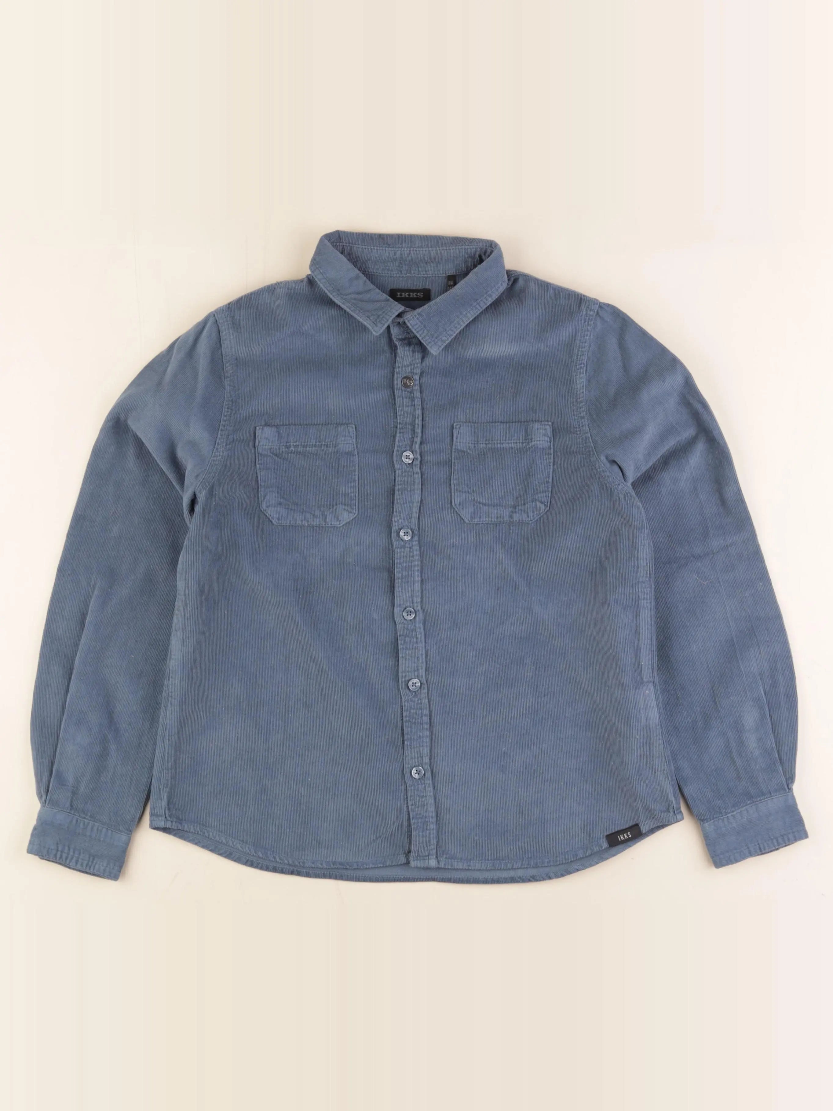 IKKS - chemise bleu - 10 ans