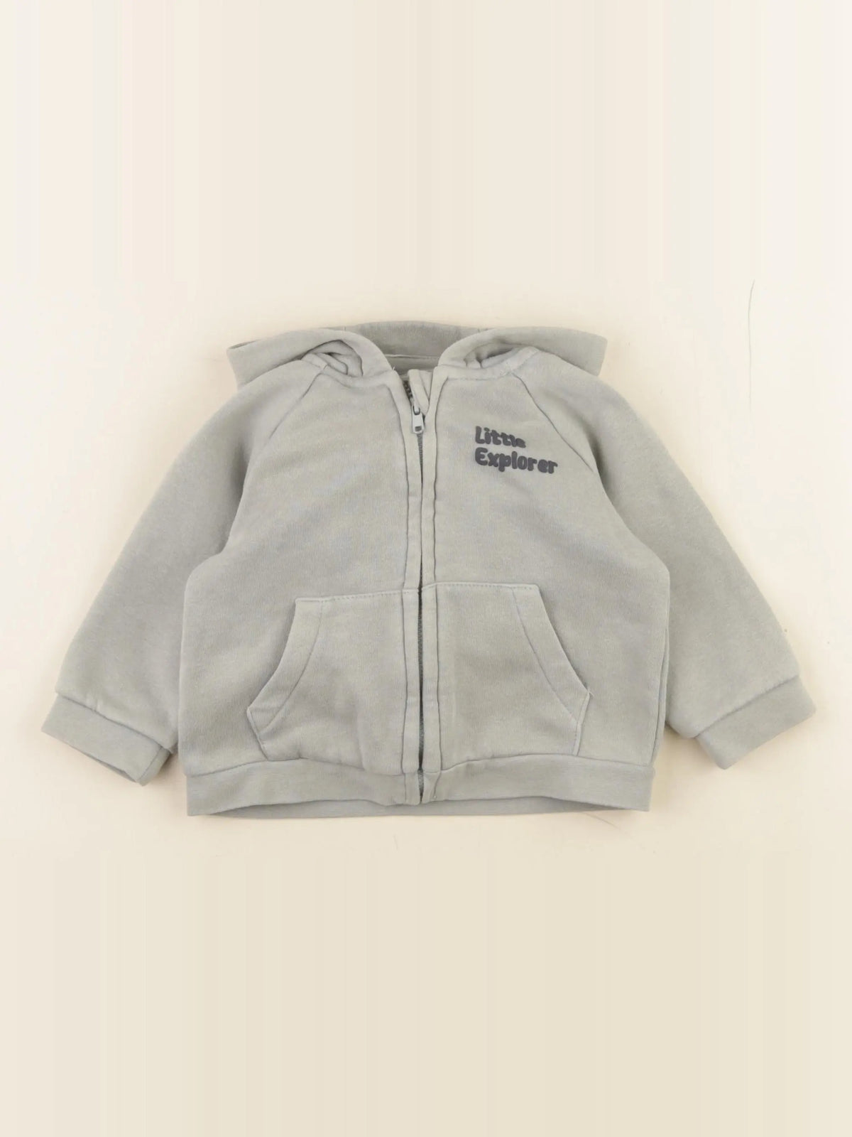 Vertbaudet - sweat vert - 12 mois