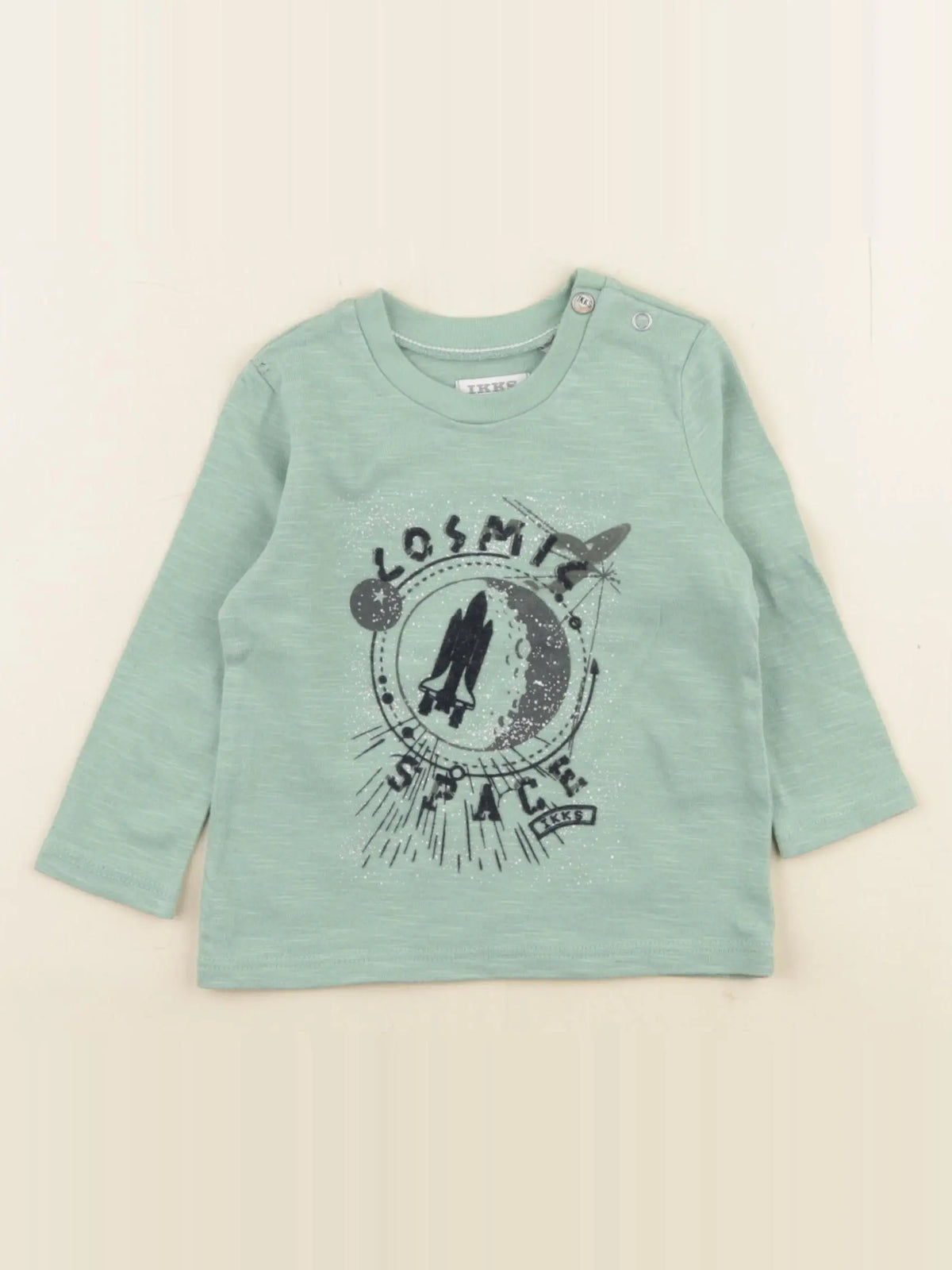 IKKS - tee-shirt vert - 6 mois