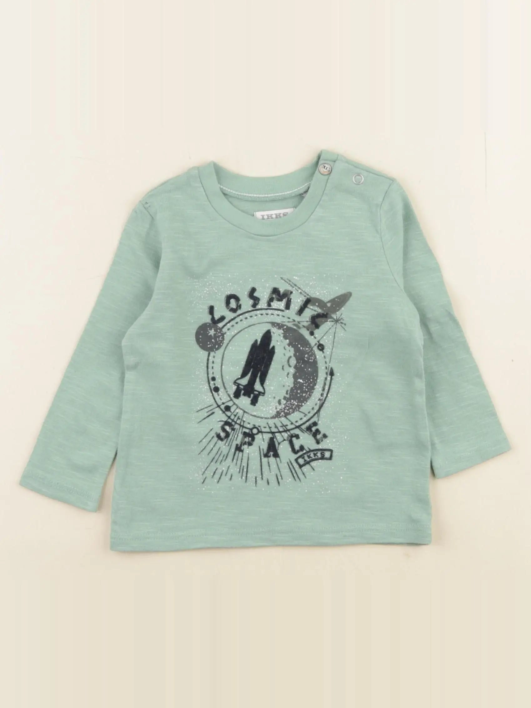 IKKS - tee-shirt vert - 6 mois