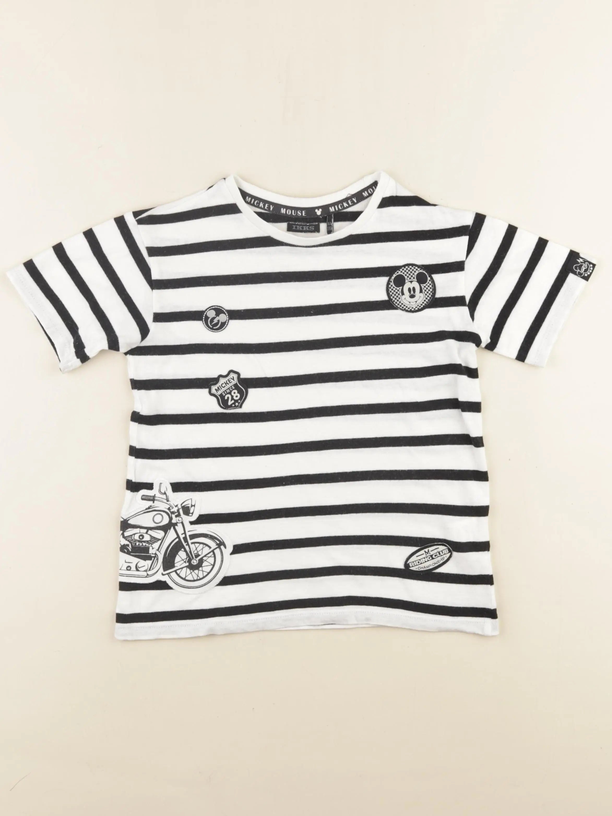 IKKS - tee-shirt bleu, noir - 6 ans