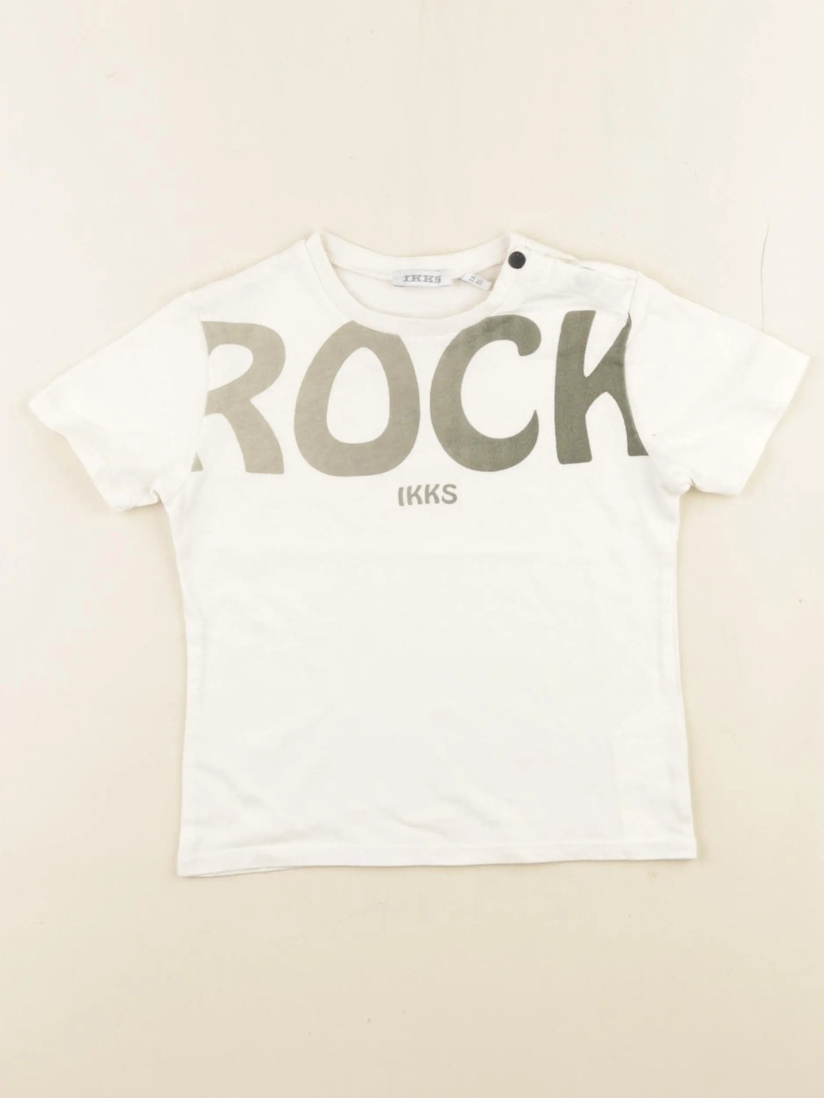 IKKS - tee-shirt beige - 2 ans