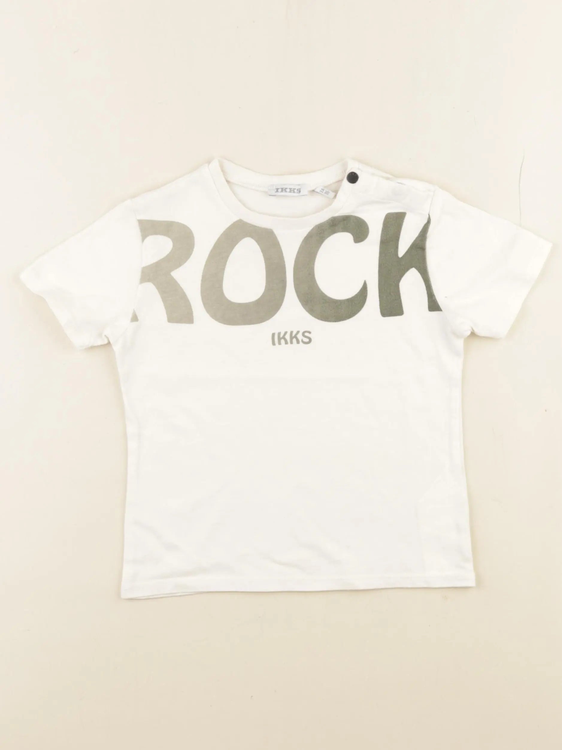 IKKS - tee-shirt beige - 2 ans