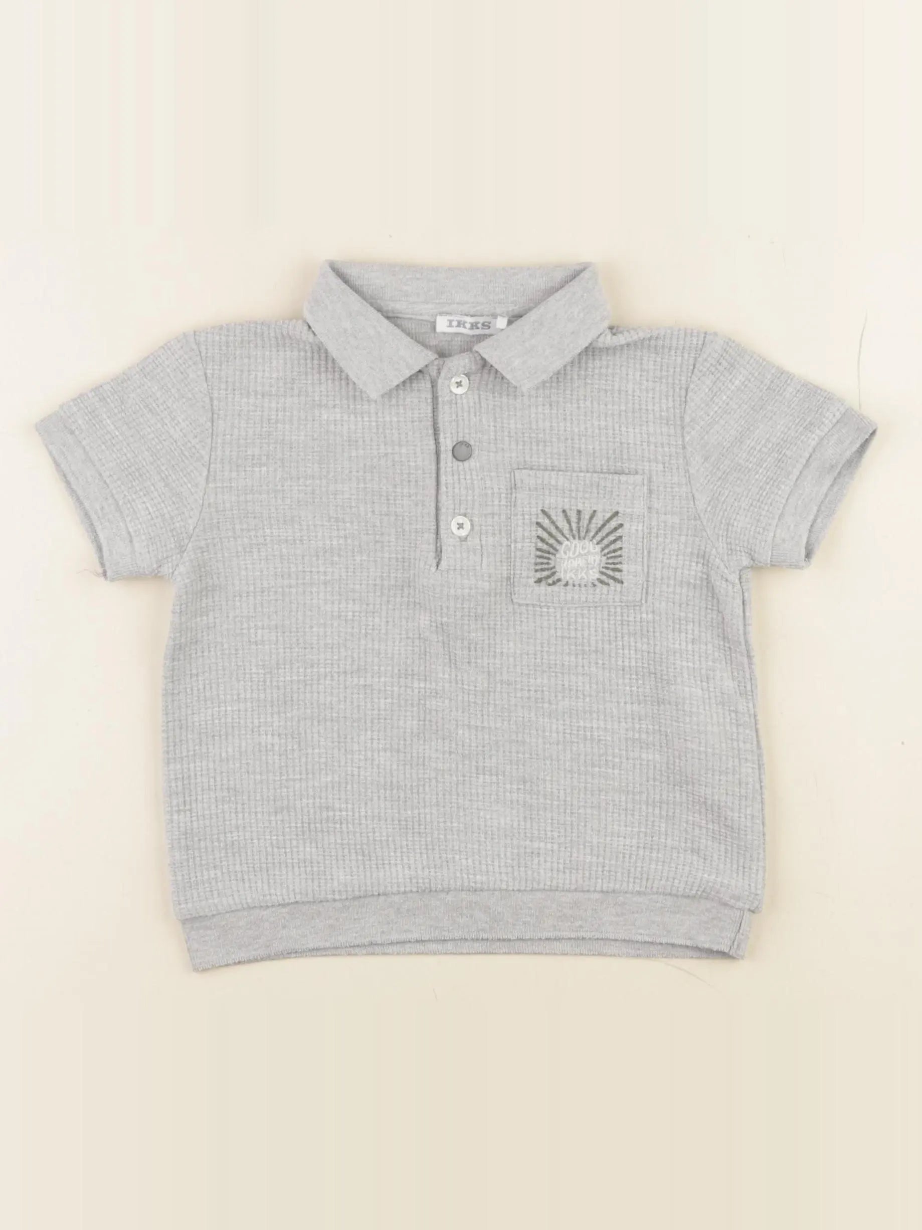 IKKS - polo gris - 2 ans