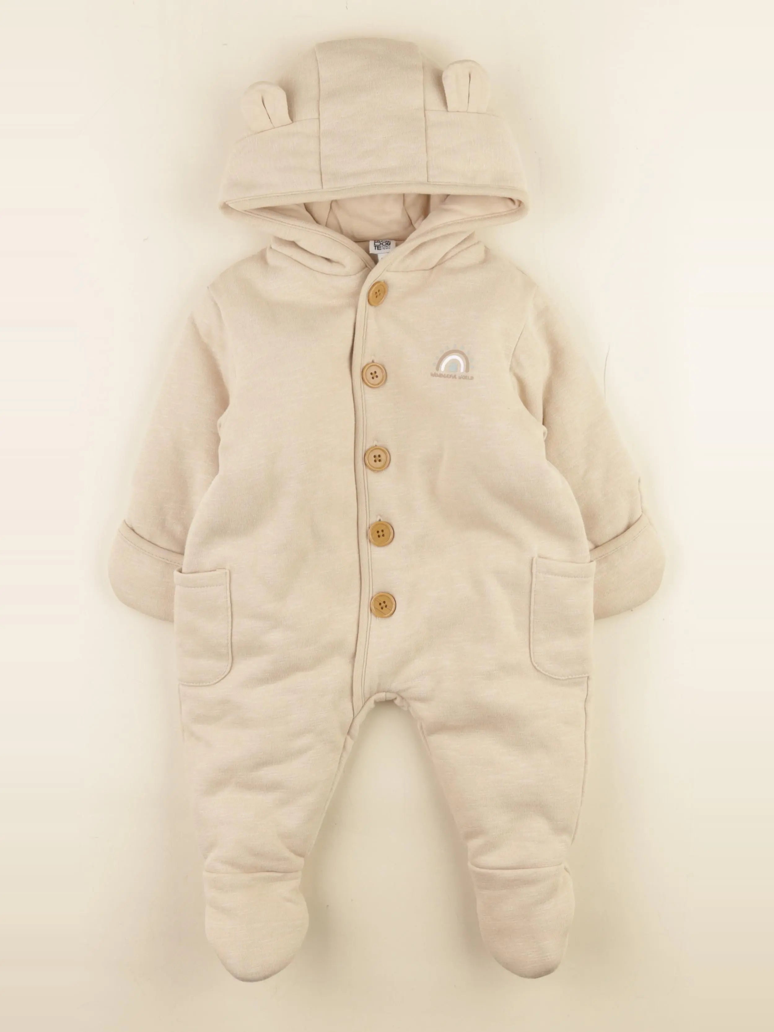 La Redoute - combi-pilote beige - 6 mois
