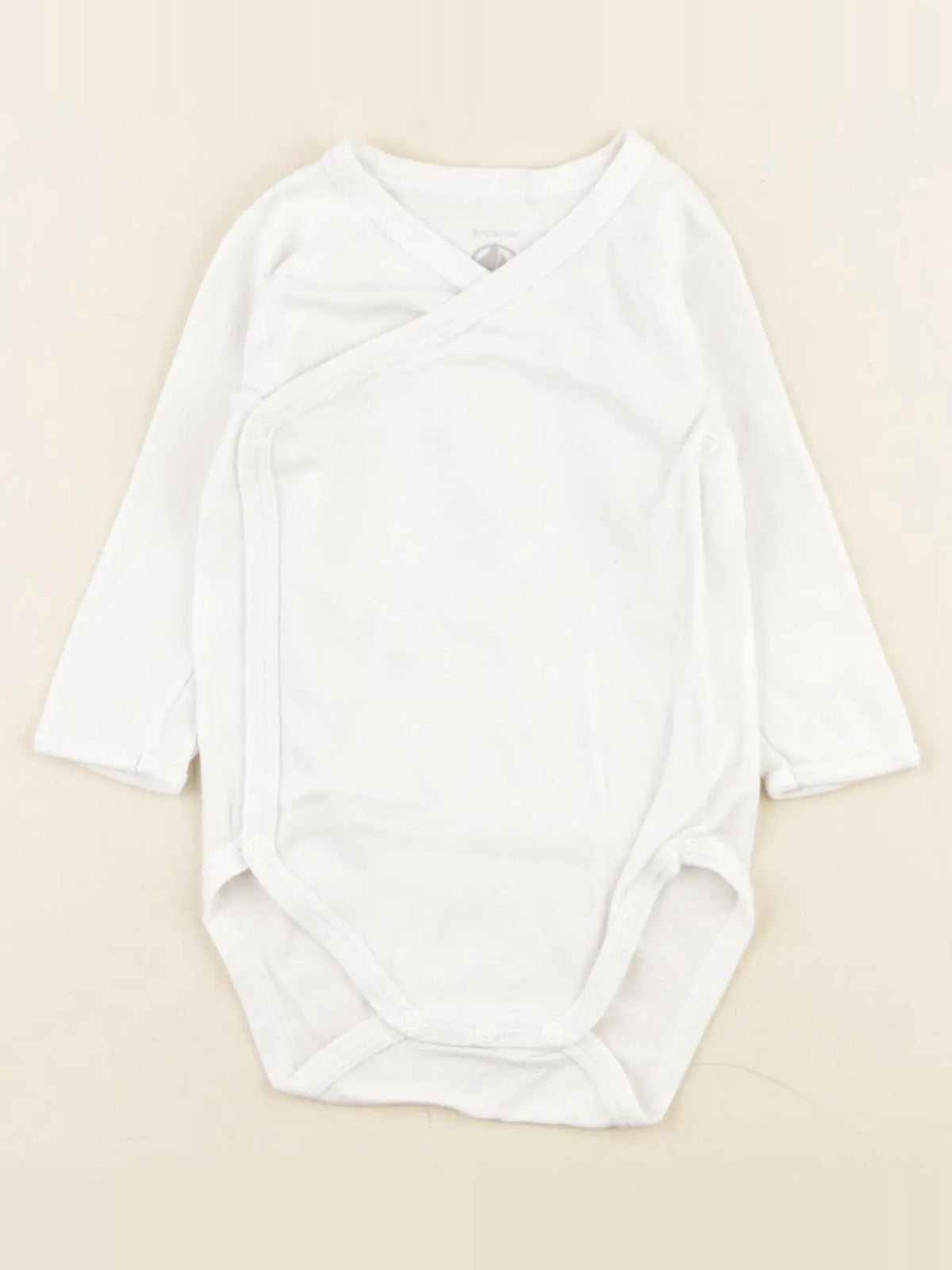 Petit Bateau - body blanc - 6 mois