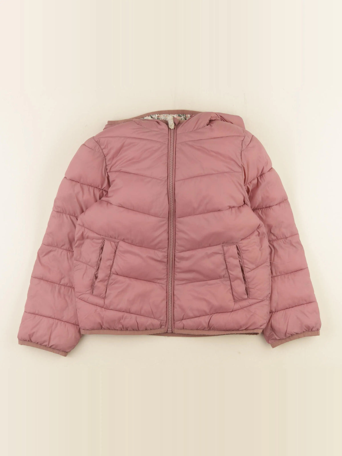 Vertbaudet - doudoune rose - 8 ans