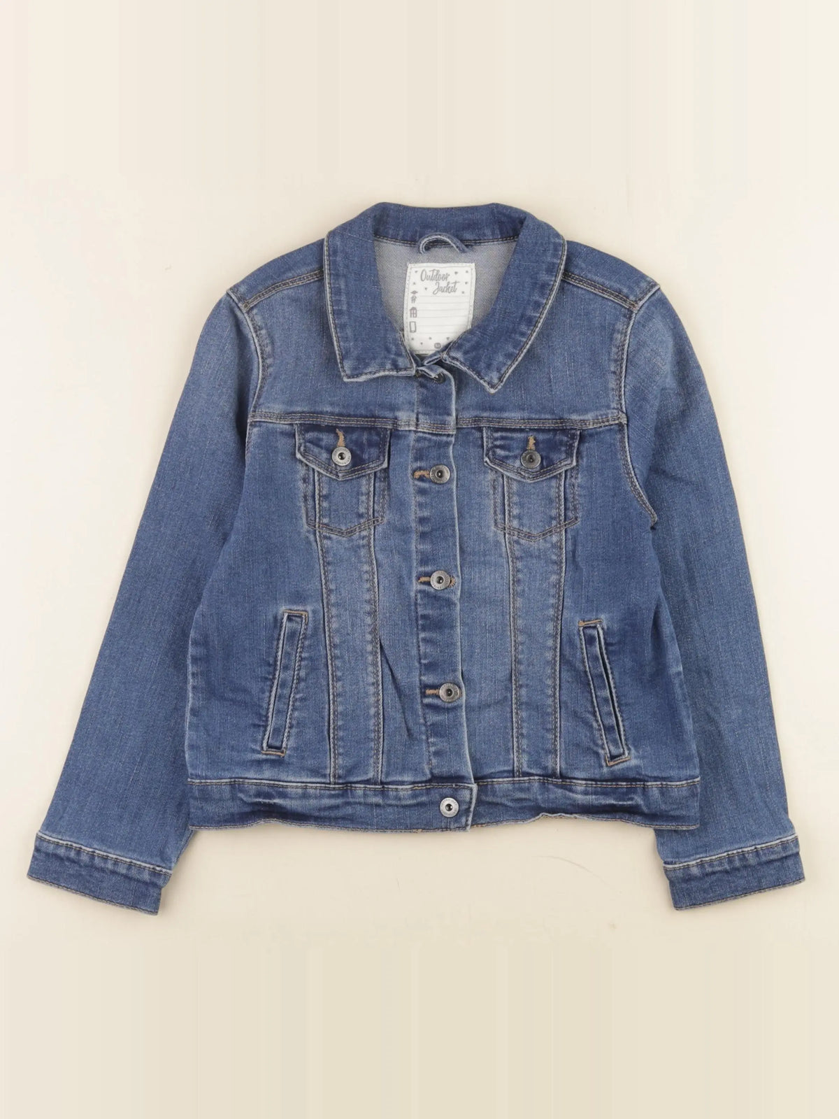 Vertbaudet - veste bleu - 7 ans