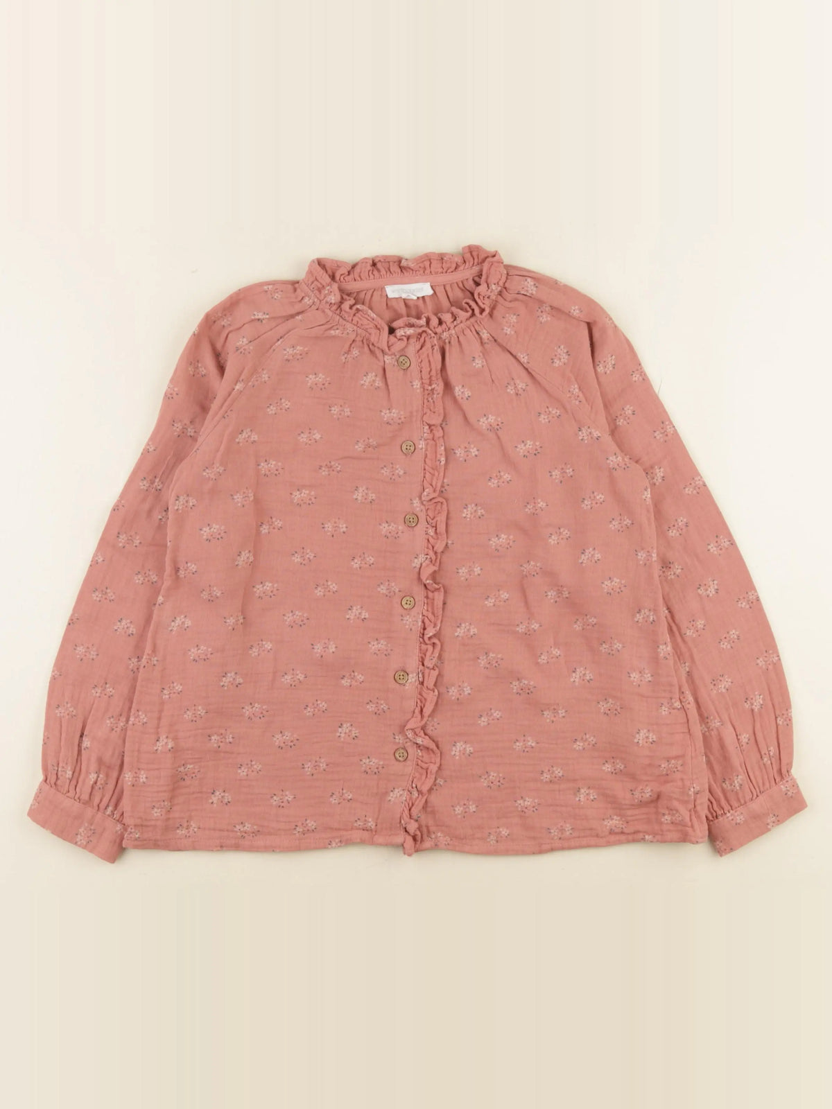 Vertbaudet - blouse rose - 8 ans