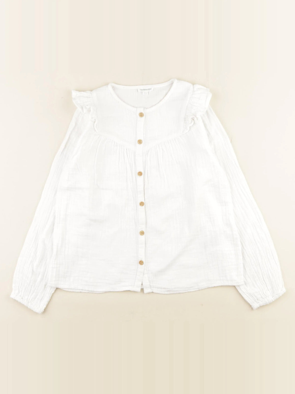Vertbaudet - blouse blanc - 8 ans