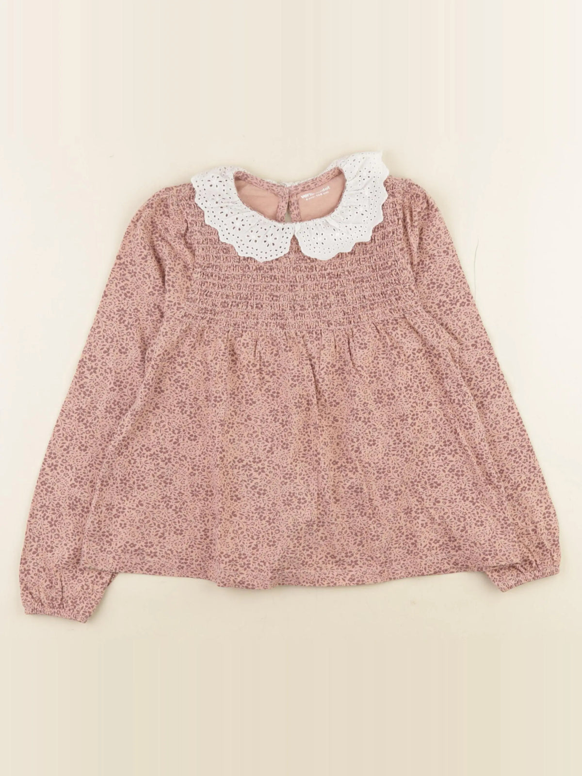 Vertbaudet - blouse rose - 8 ans
