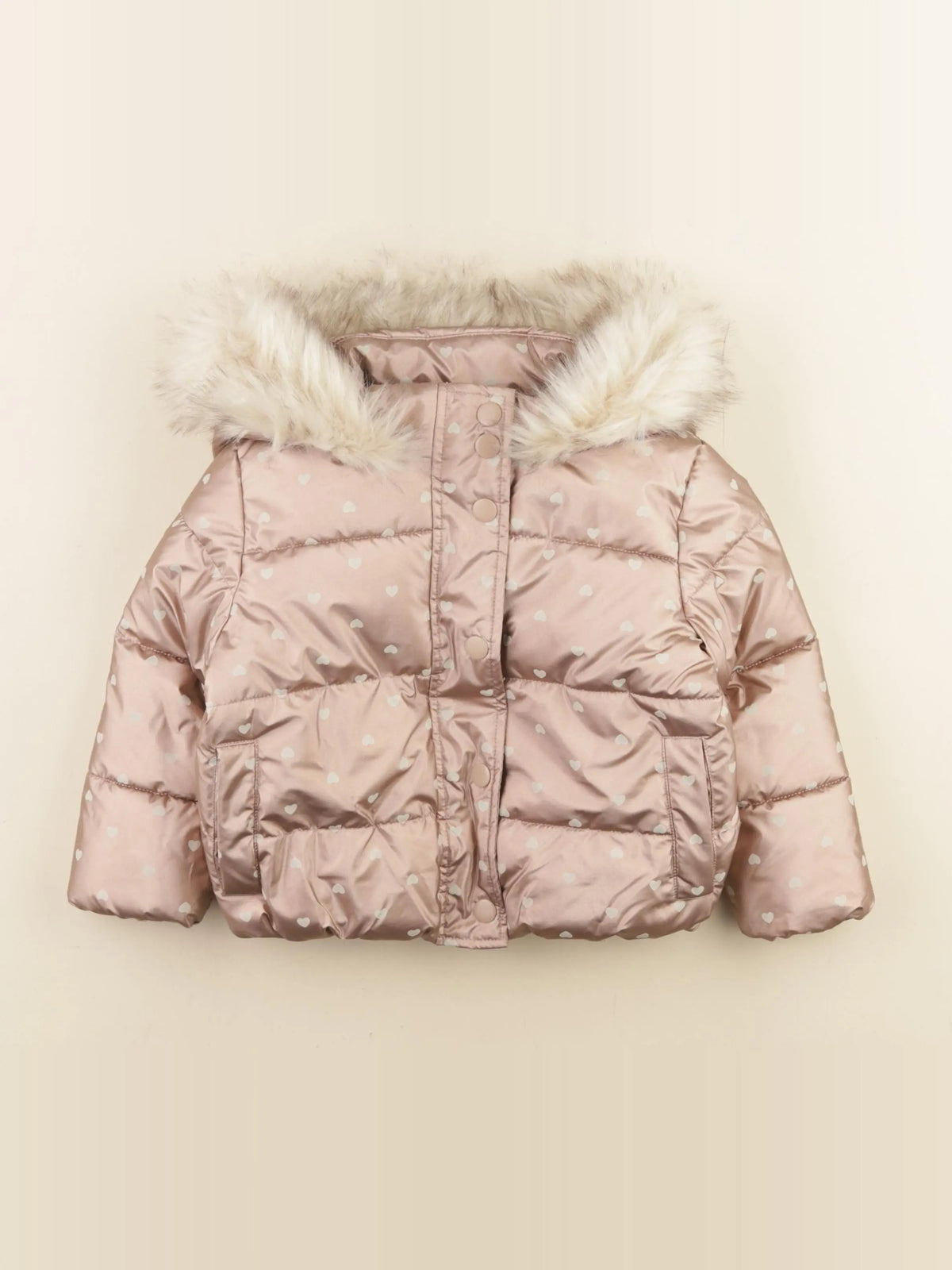 Vertbaudet - doudoune rose - 2 ans